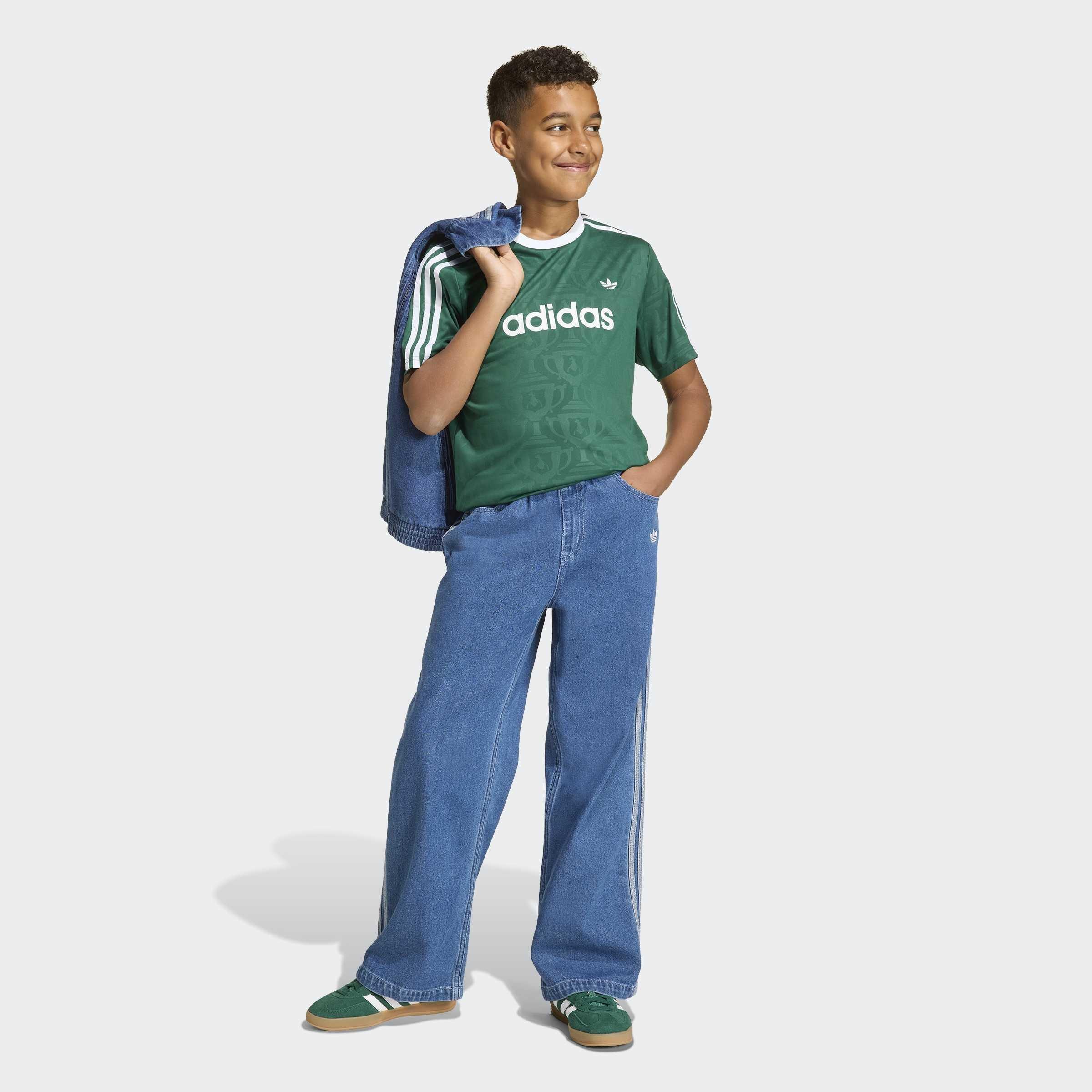 Kids Unisex adidas Disney Loose T-Shirt, Green, A701_ONE, large image number 5