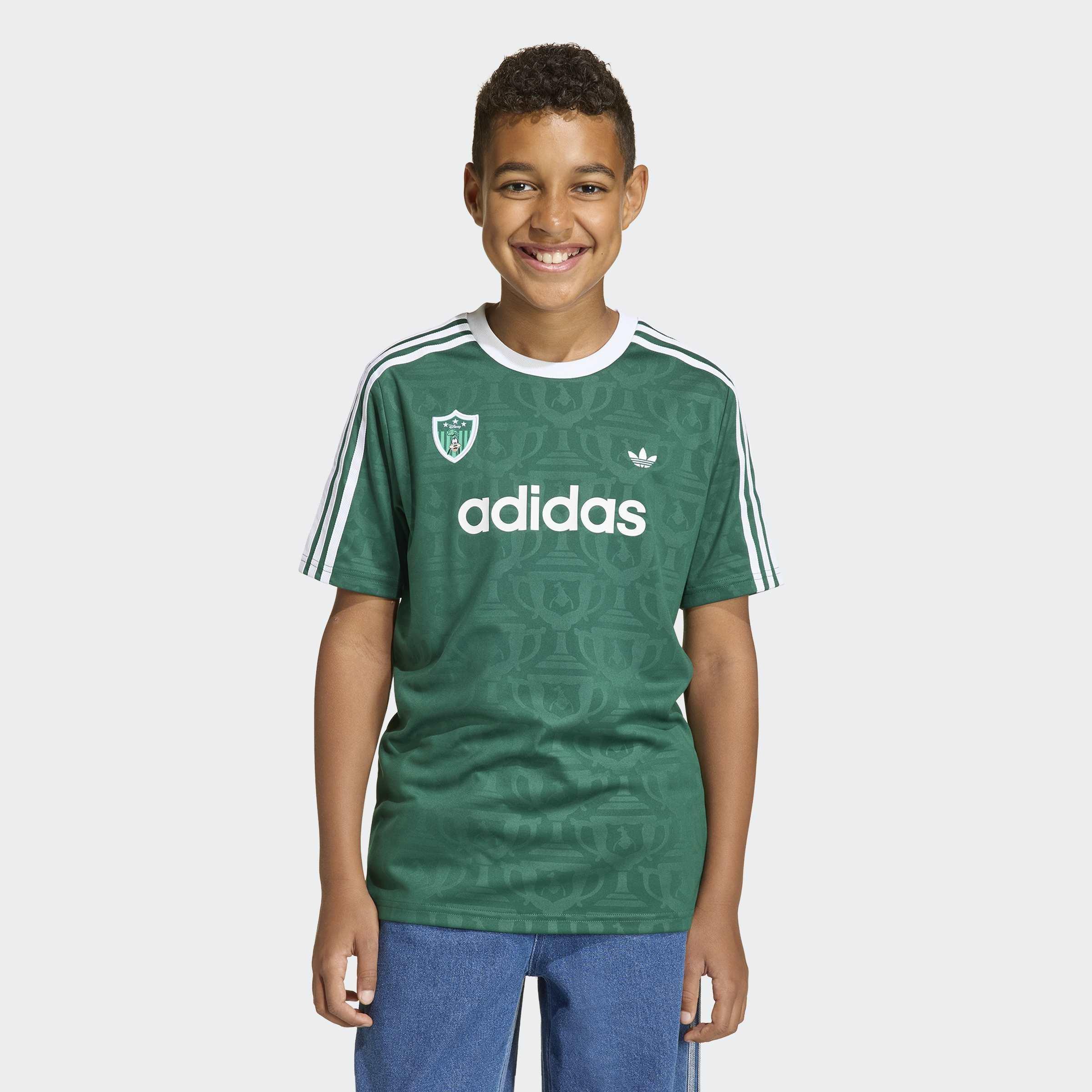 Kids Unisex adidas Disney Loose T-Shirt, Green, A701_ONE, large image number 6