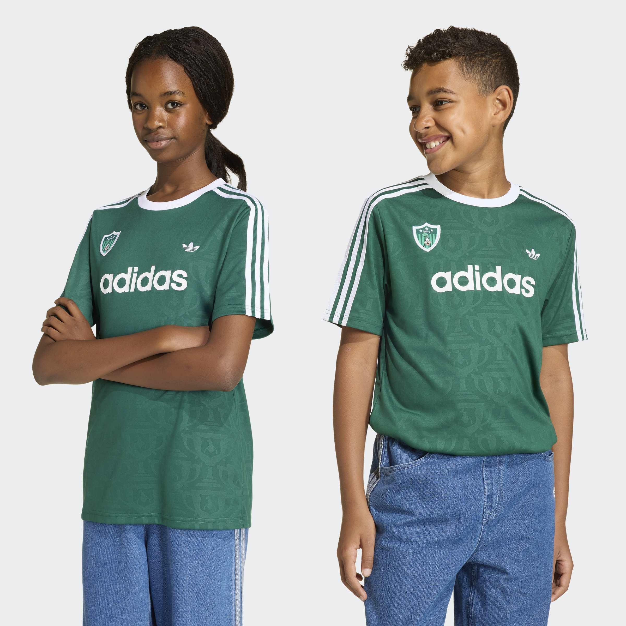 Kids Unisex adidas Disney Loose T-Shirt, Green, A701_ONE, large image number 7