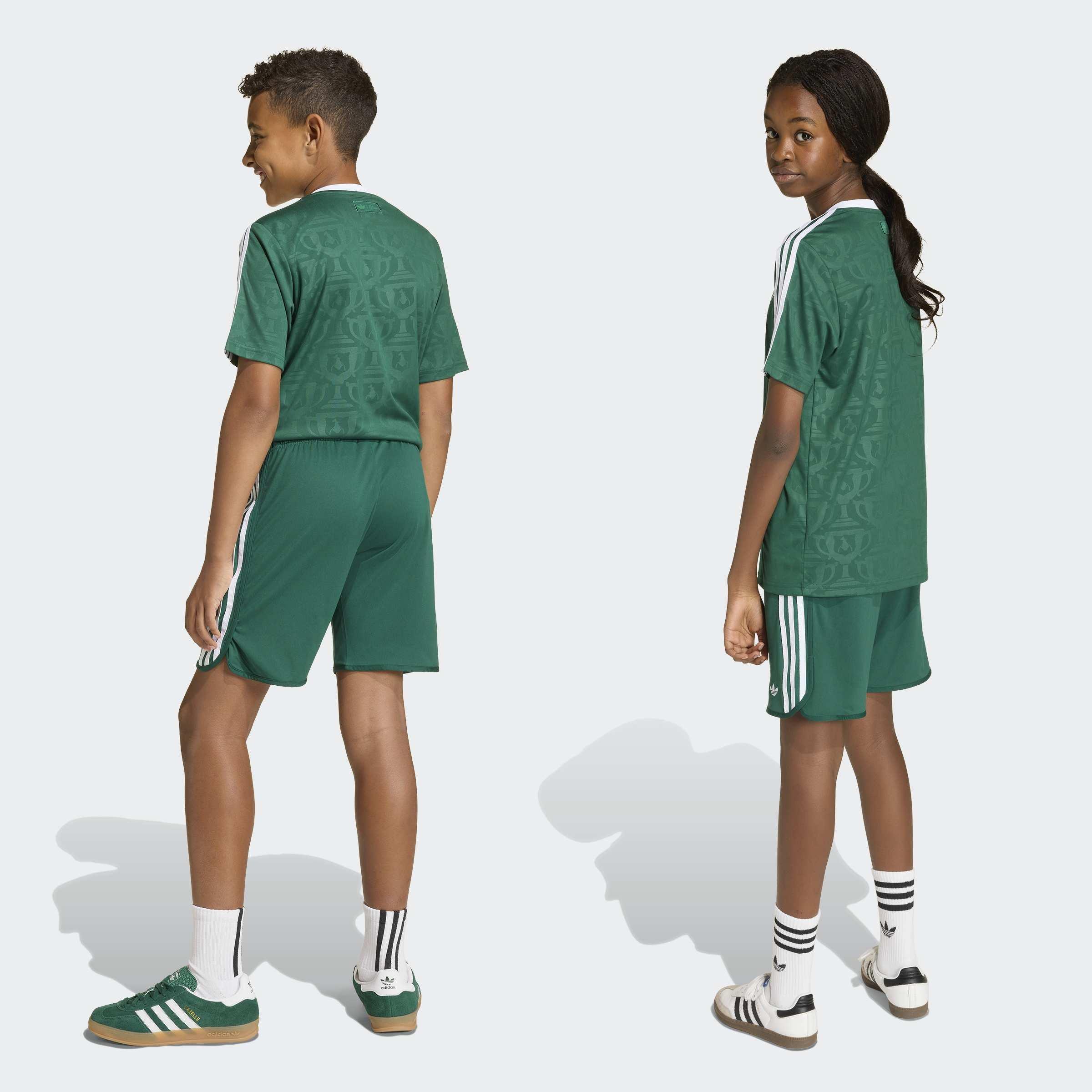 Kids Unisex adidas Disney Shorts, Green, A701_ONE, large image number 2