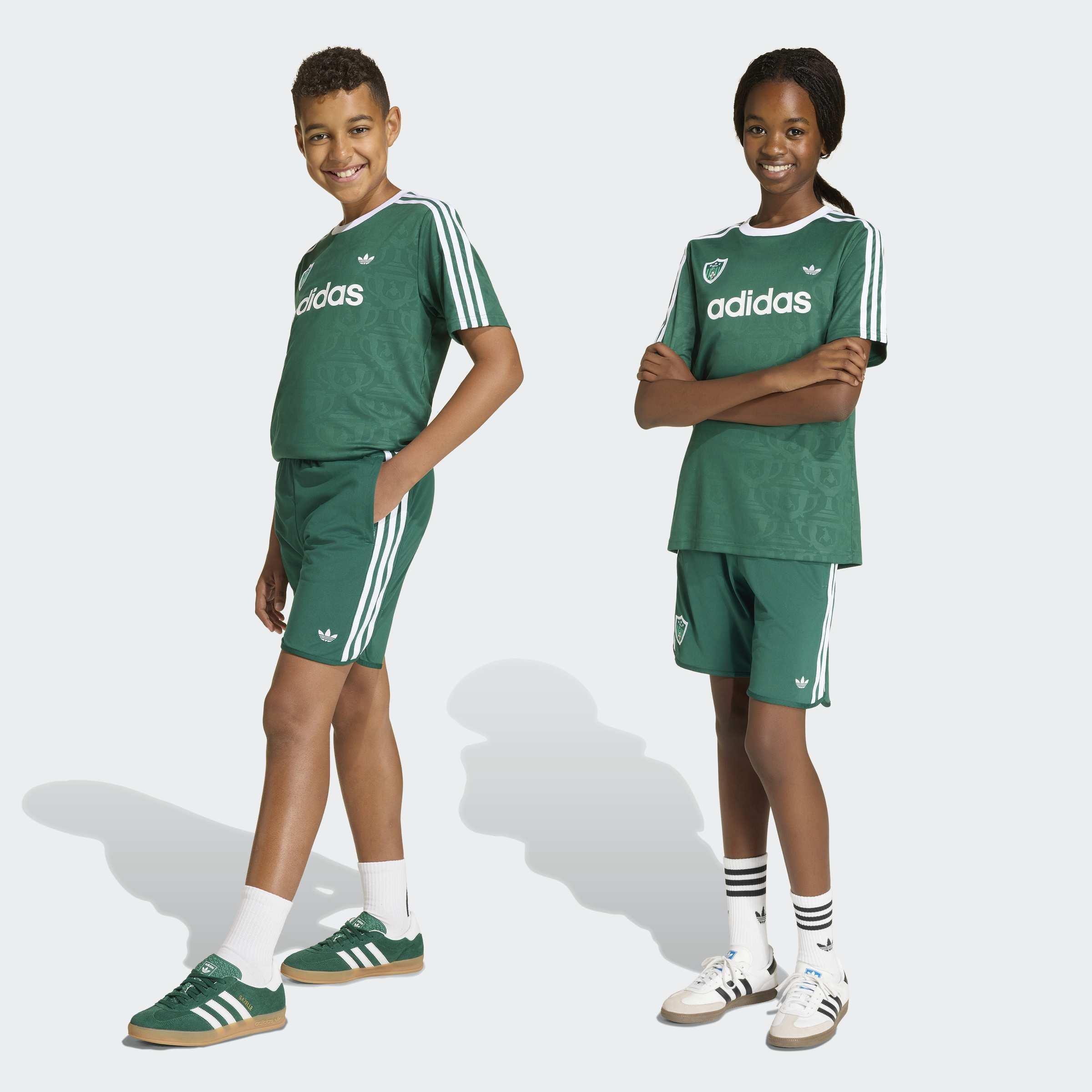Kids Unisex adidas Disney Shorts, Green, A701_ONE, large image number 5