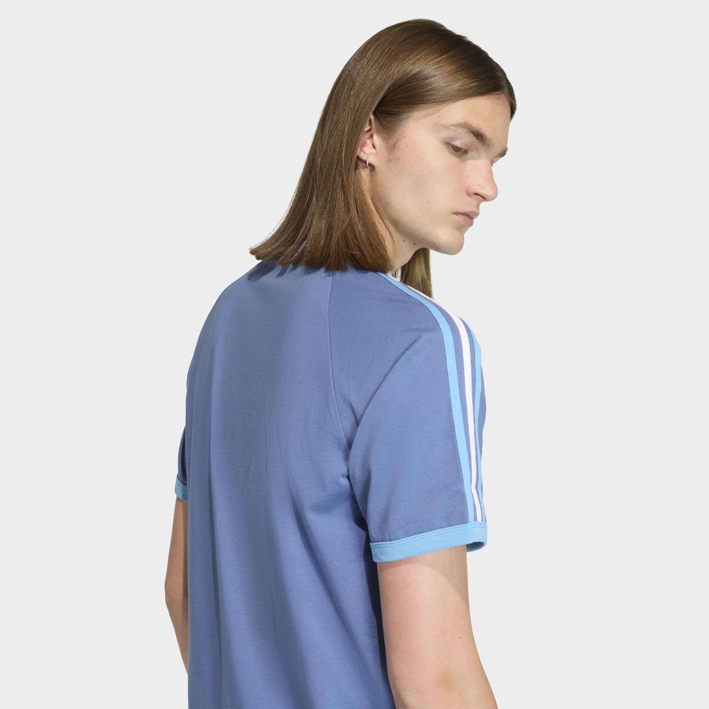 3-Stripes T-Shirt, Blue, A701_ONE, large image number 2
