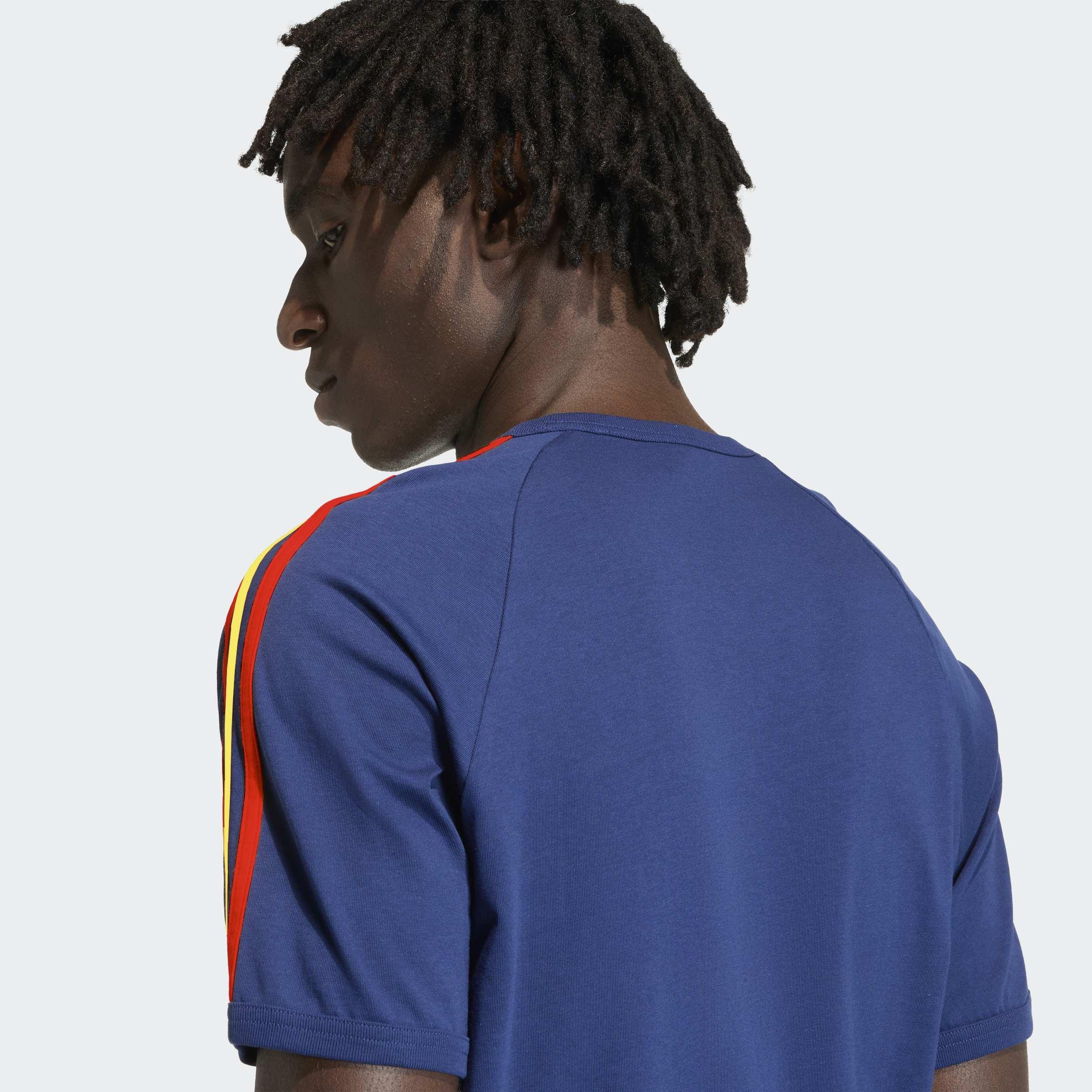 3-Stripes T-Shirt, Blue, A701_ONE, large image number 2