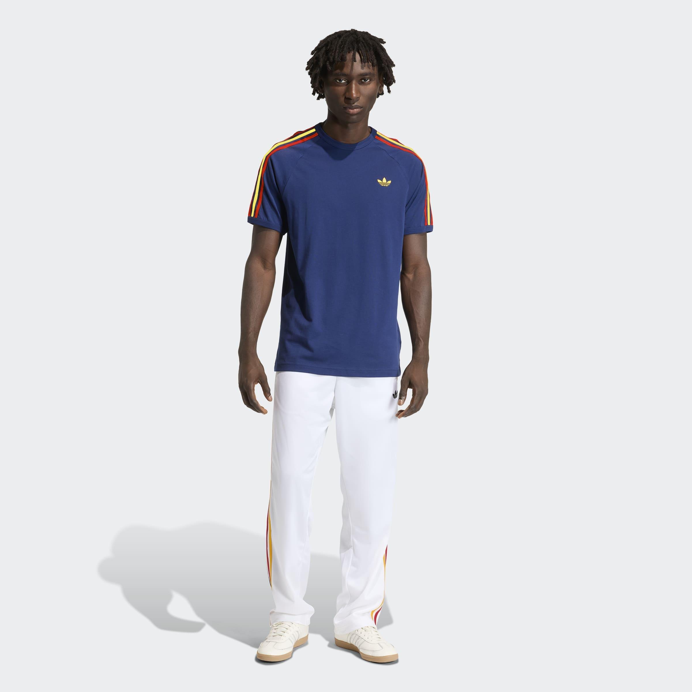 3-Stripes T-Shirt, Blue, A701_ONE, large image number 5