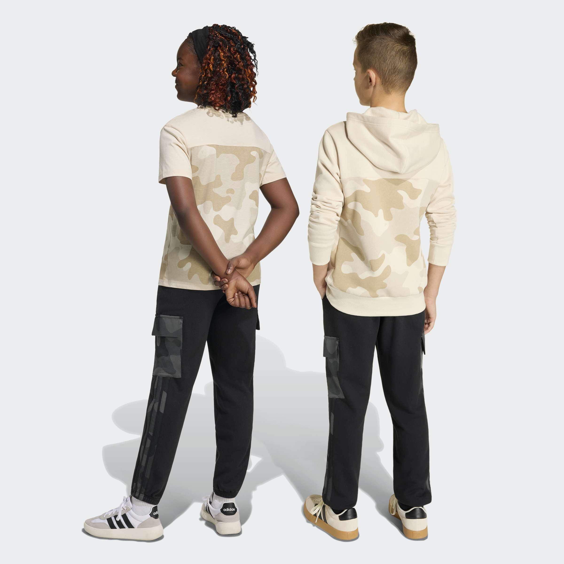 Kids Unisex Seasonals Camo Joggers, Black, A701_ONE, large image number 2