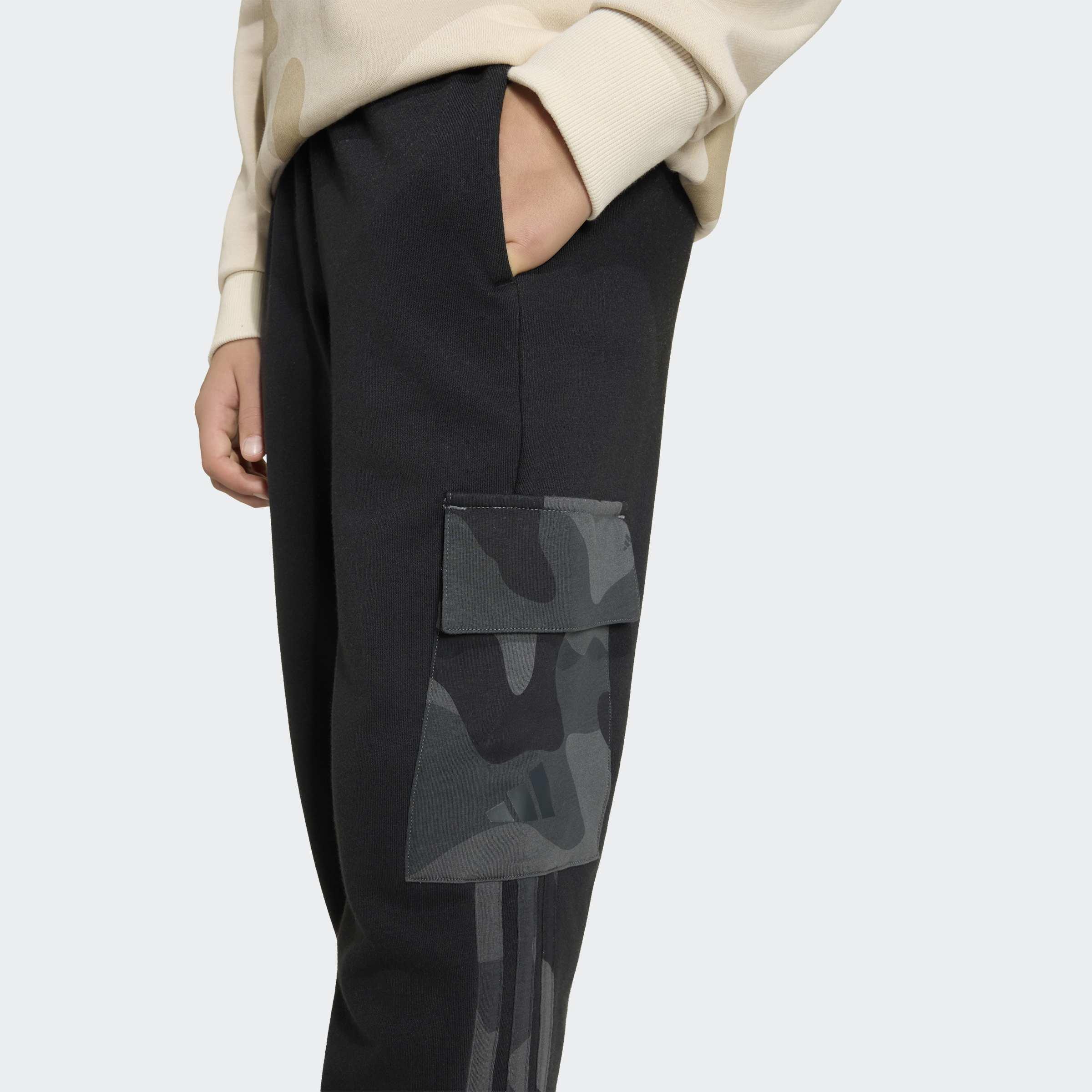 Kids Unisex Seasonals Camo Joggers, Black, A701_ONE, large image number 4