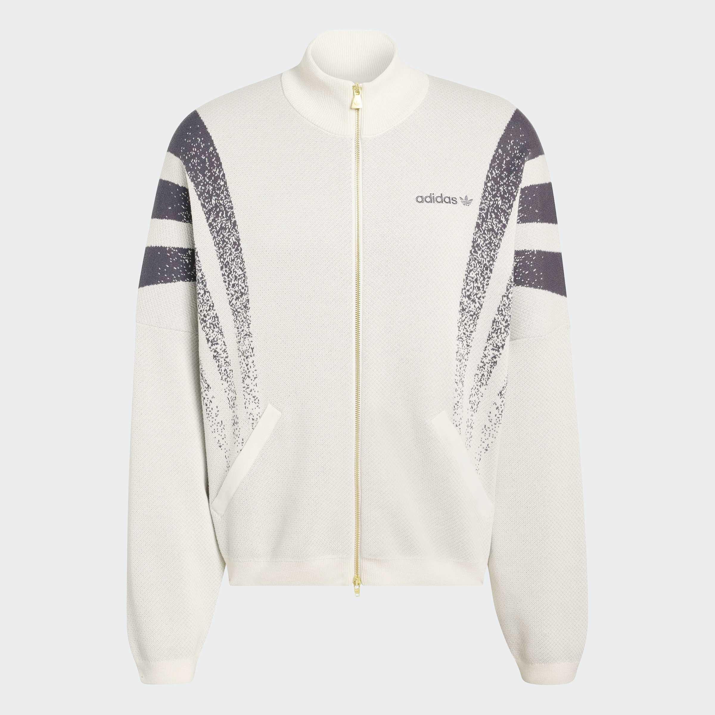 Santiago Loose Fully Fashion Knit Jacket, White, A701_ONE, large image number 0