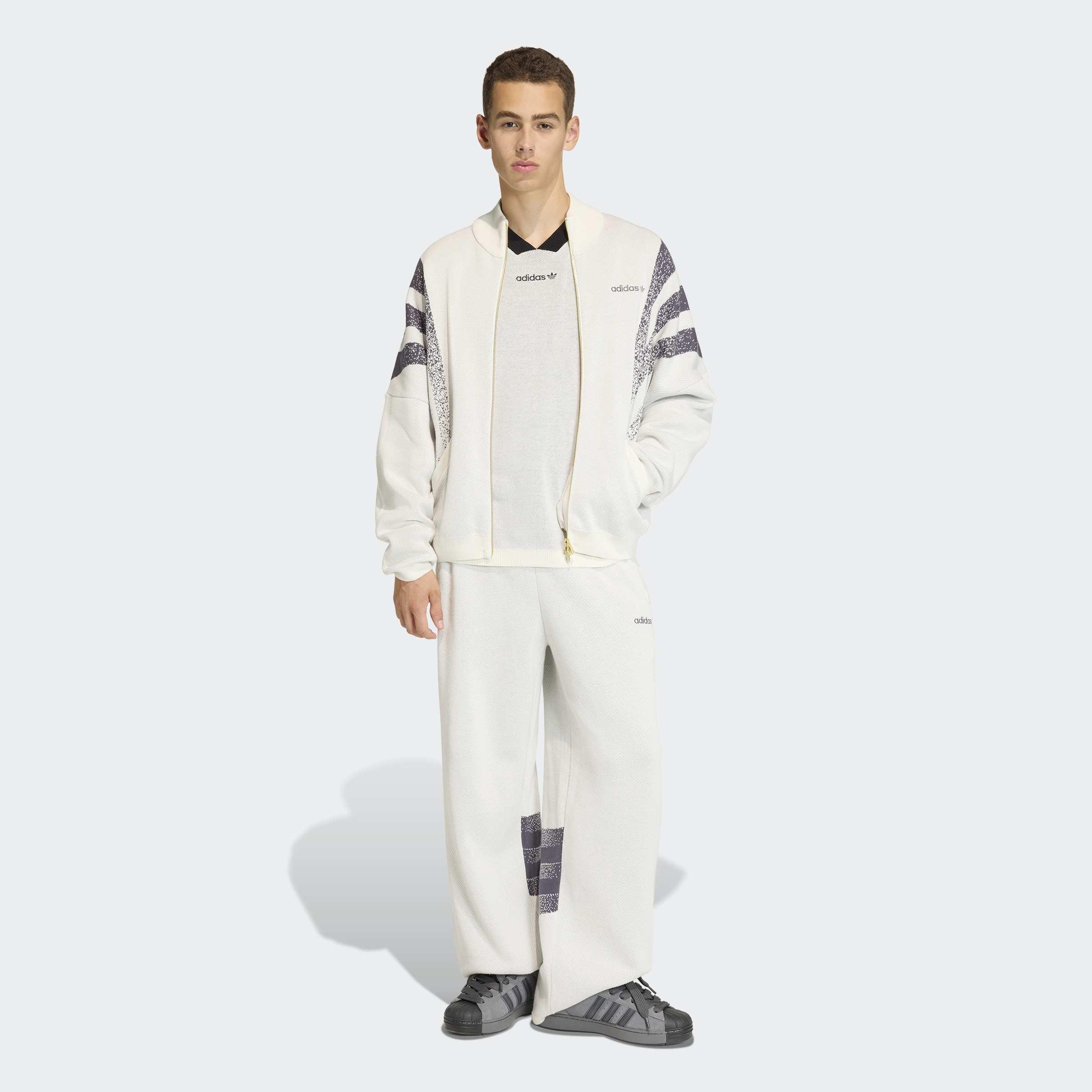 Santiago Loose Fully Fashion Knit Jacket, White, A701_ONE, large image number 5