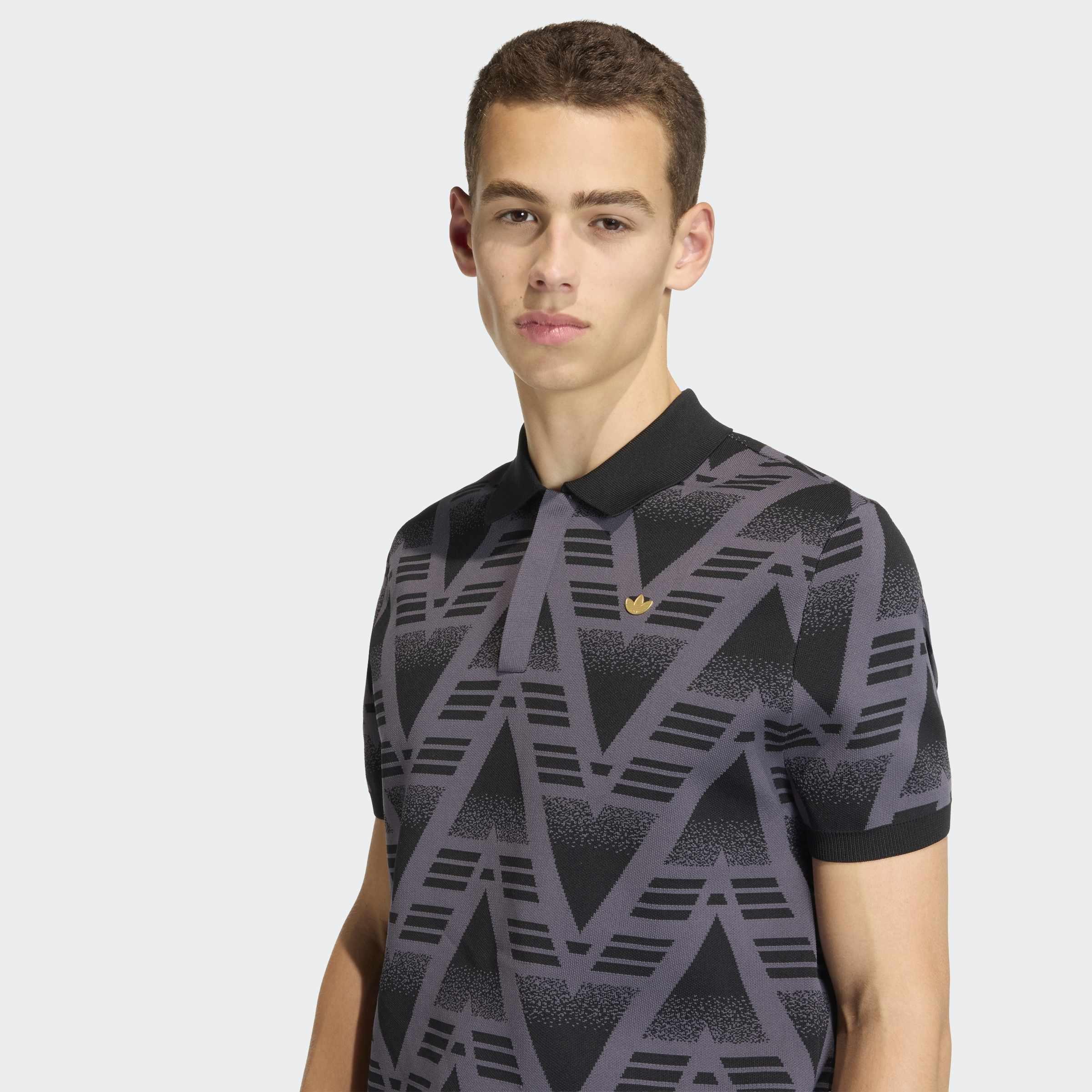 Fully Fashion Knit Polo, Black, A701_ONE, large image number 3