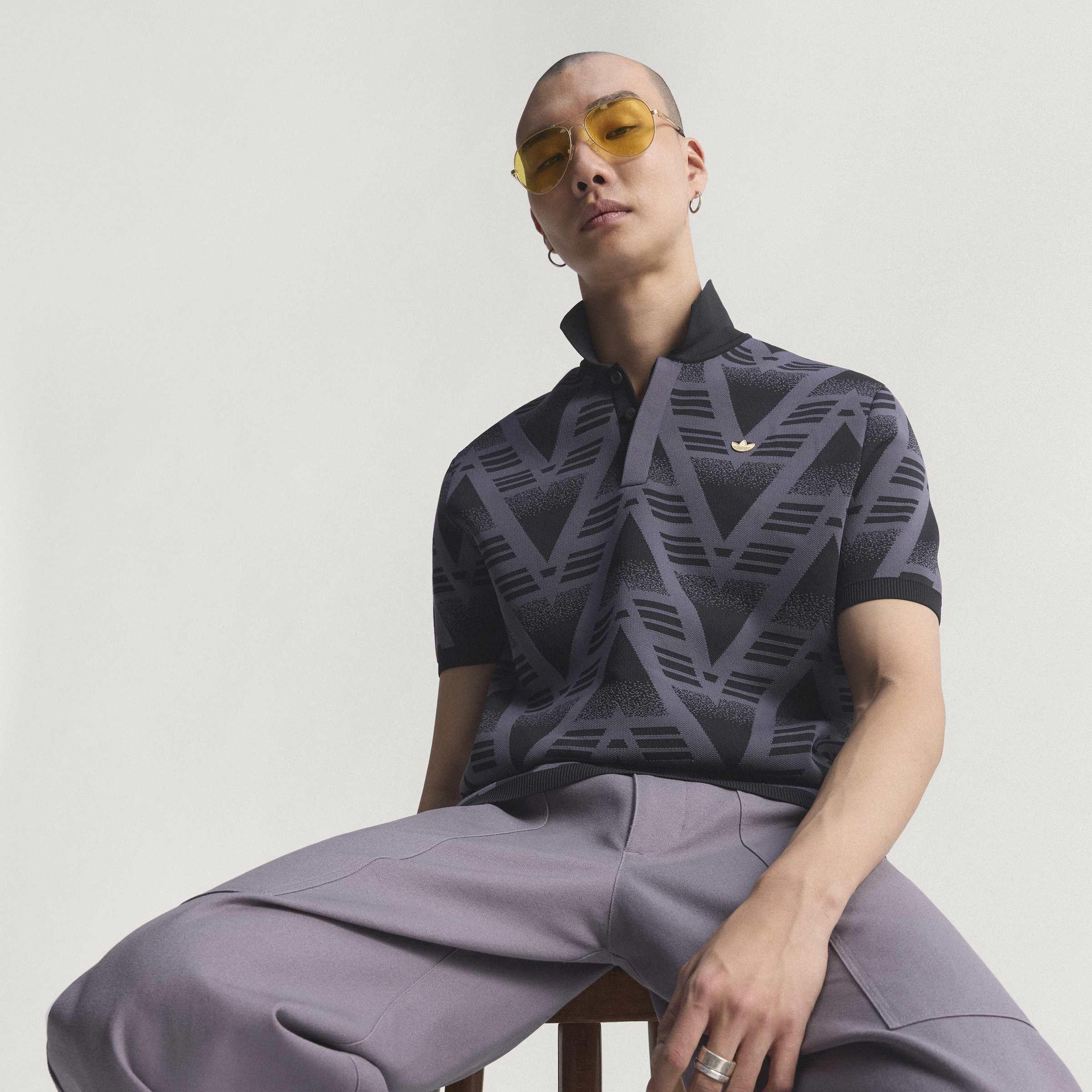 Fully Fashion Knit Polo, Black, A701_ONE, large image number 9