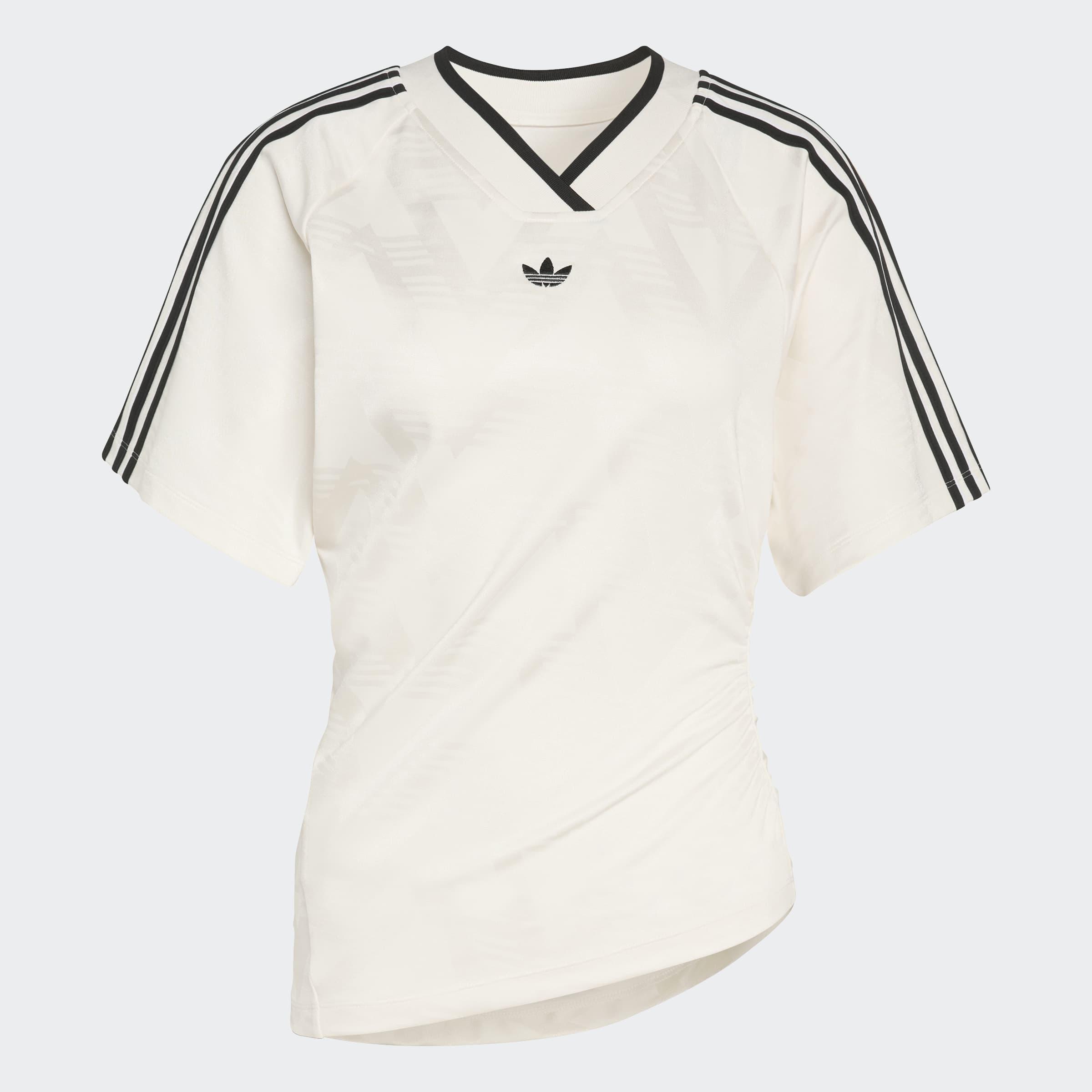 Rouched Football Jersey, White, A701_ONE, large image number 0