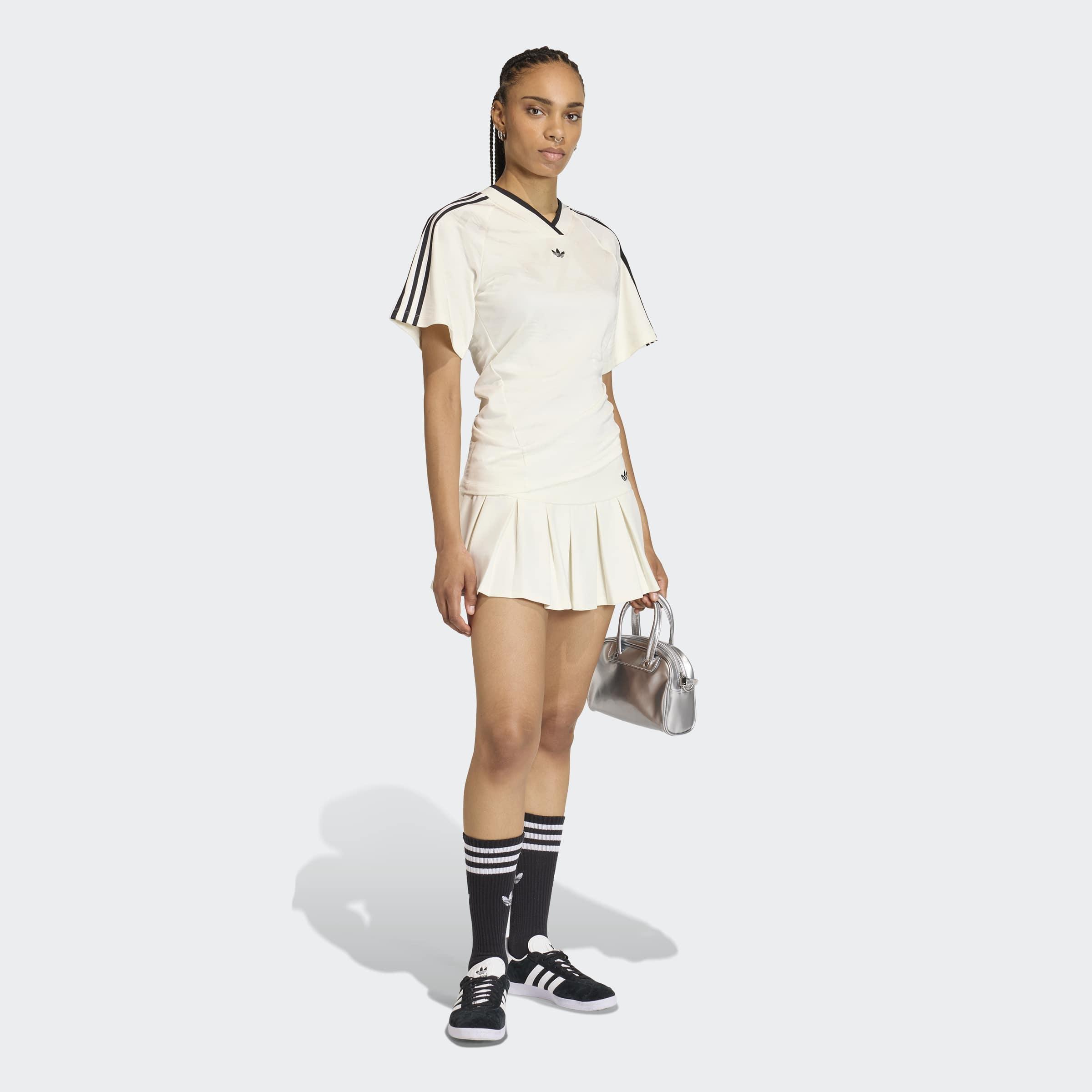 Rouched Football Jersey, White, A701_ONE, large image number 4