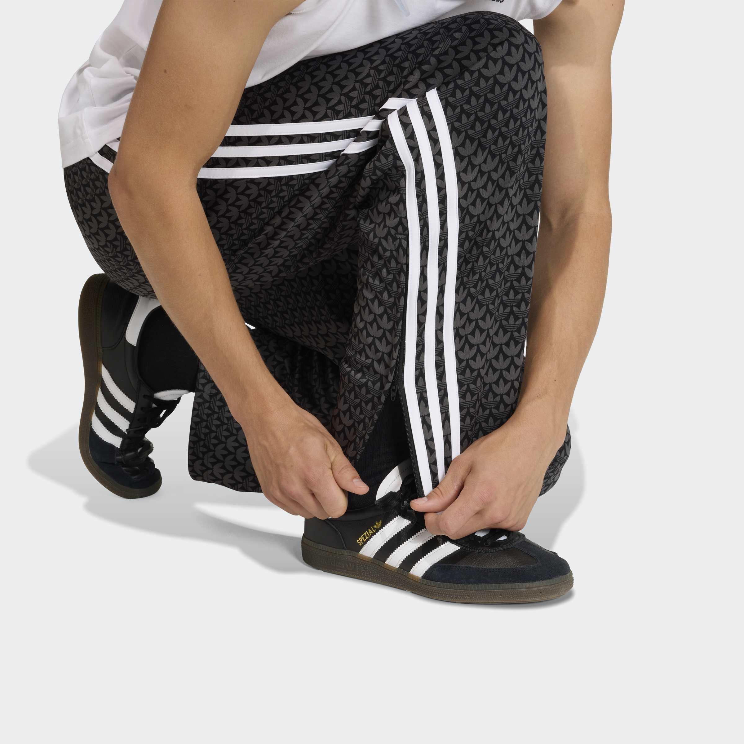 Firebird Loose Monogram Track Tracksuit Bottoms, Black, A701_ONE, large image number 2