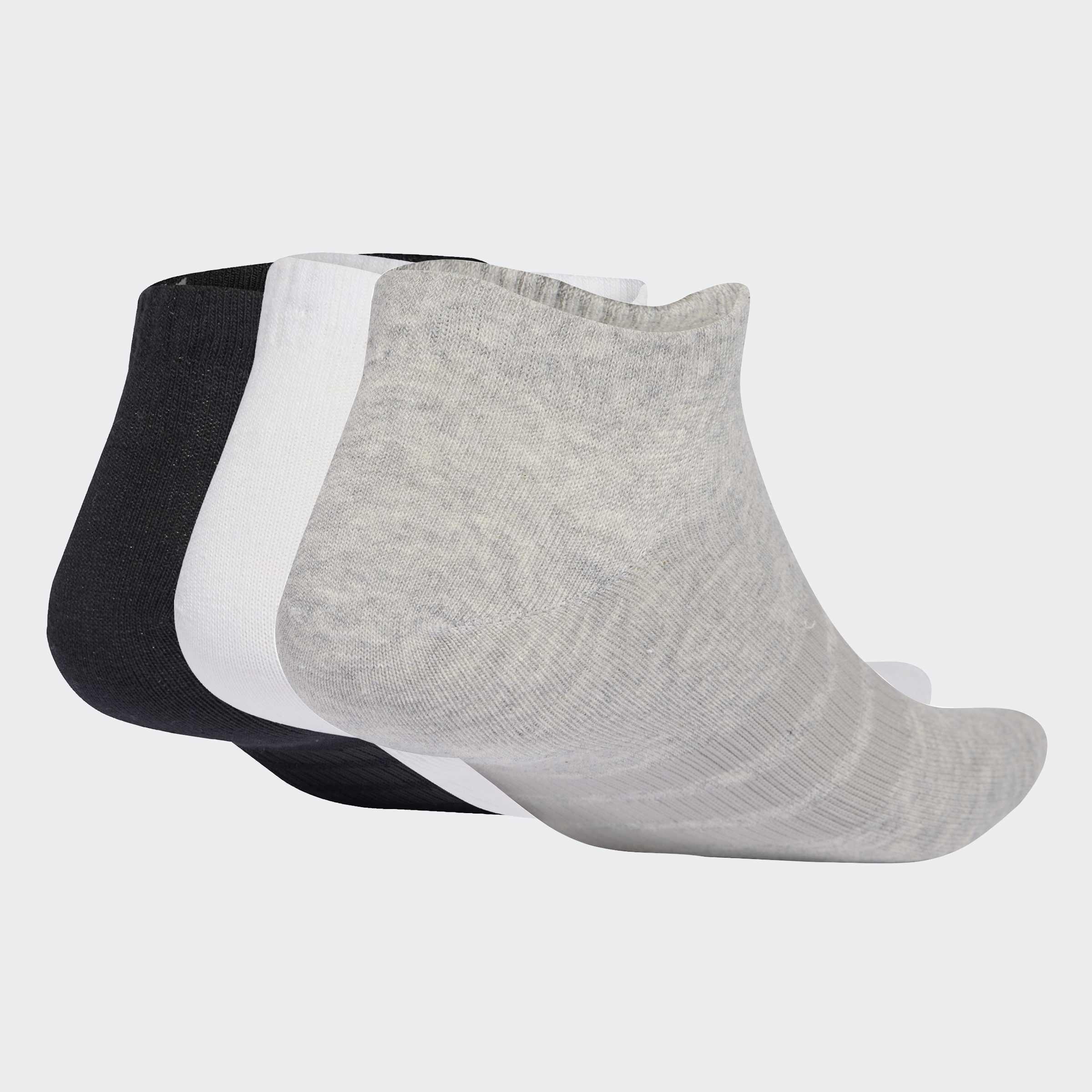 Unisex Thin&Light Essentials Low Cut Socks - 3 Pair Pack, Multicolour