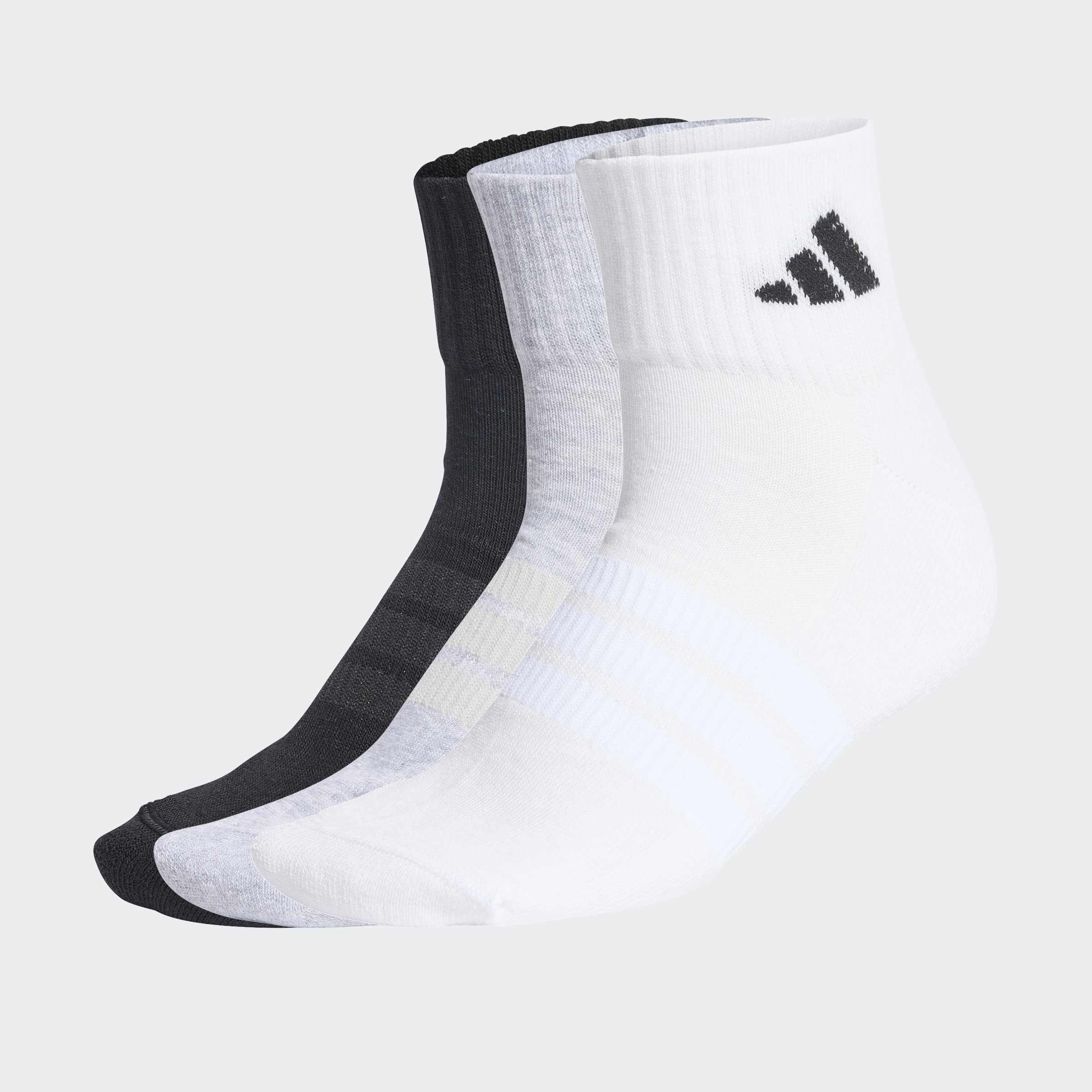 Unisex Cushioned Sportswear Ankle Socks - 3 Pair Pack, Multicolour, A701_ONE, large image number 0