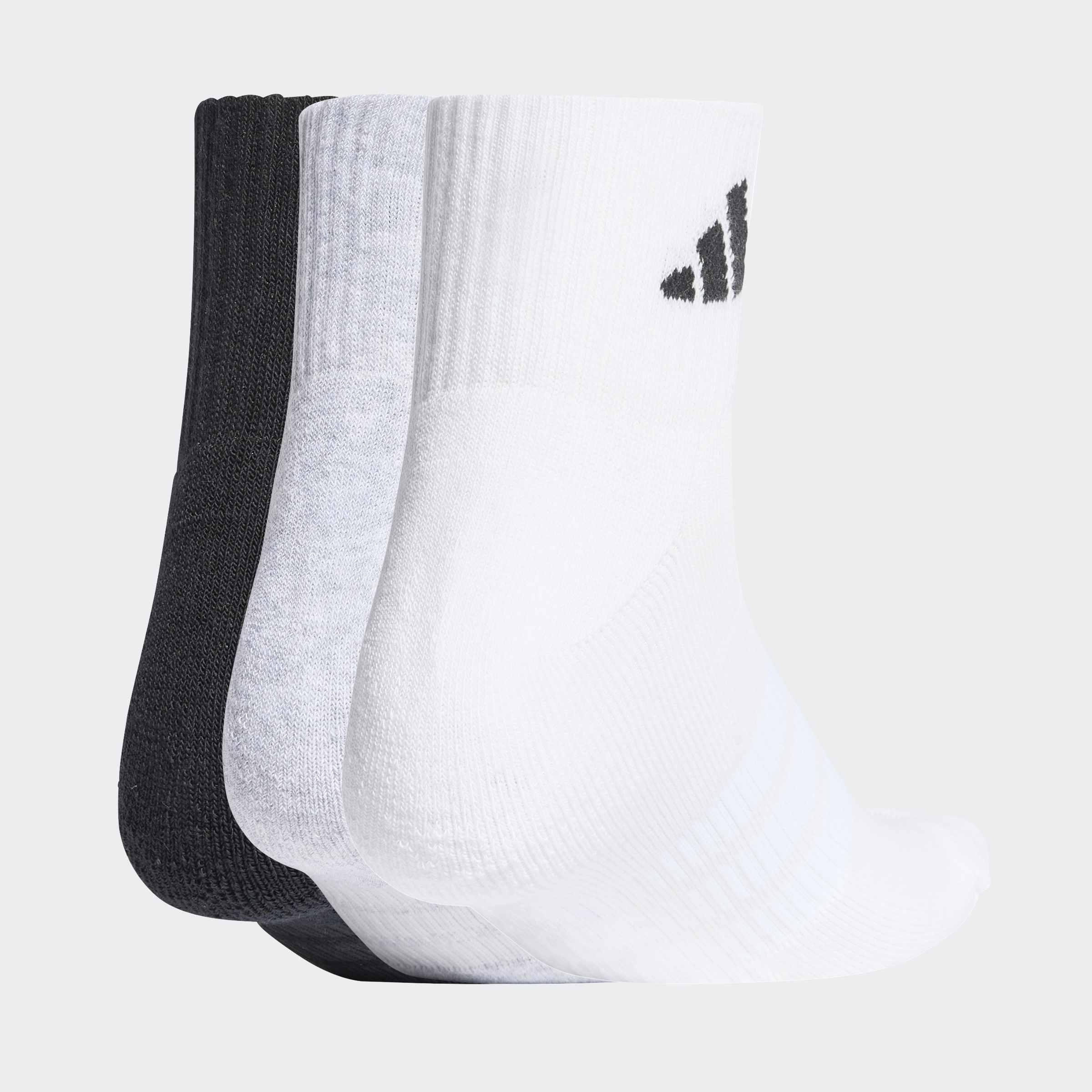 Unisex Cushioned Sportswear Ankle Socks - 3 Pair Pack, Multicolour, A701_ONE, large image number 1