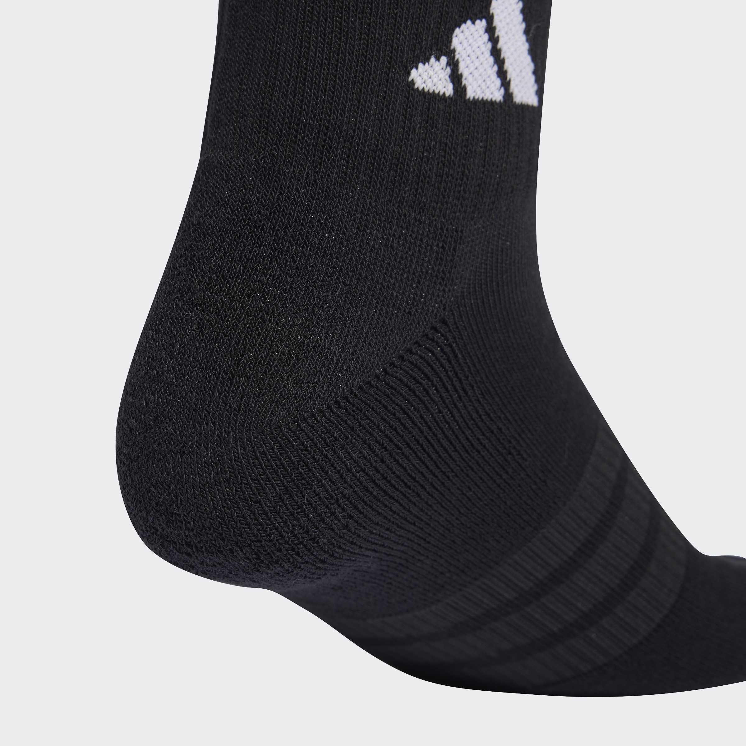 Unisex Cushioned Sportswear Ankle Socks - 3 Pair Pack, Black, A701_ONE, large image number 2