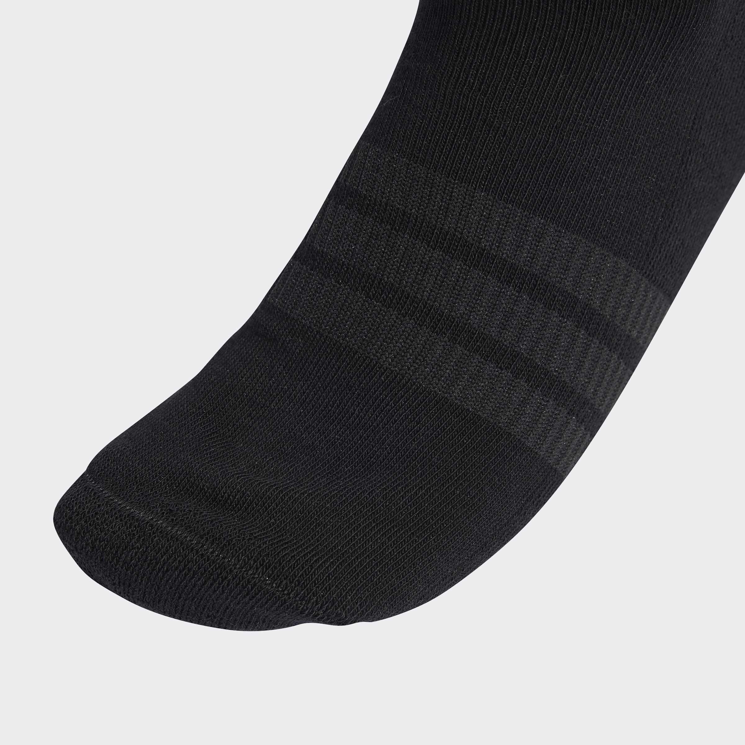 Unisex Cushioned Sportswear Ankle Socks - 3 Pair Pack, Black, A701_ONE, large image number 3
