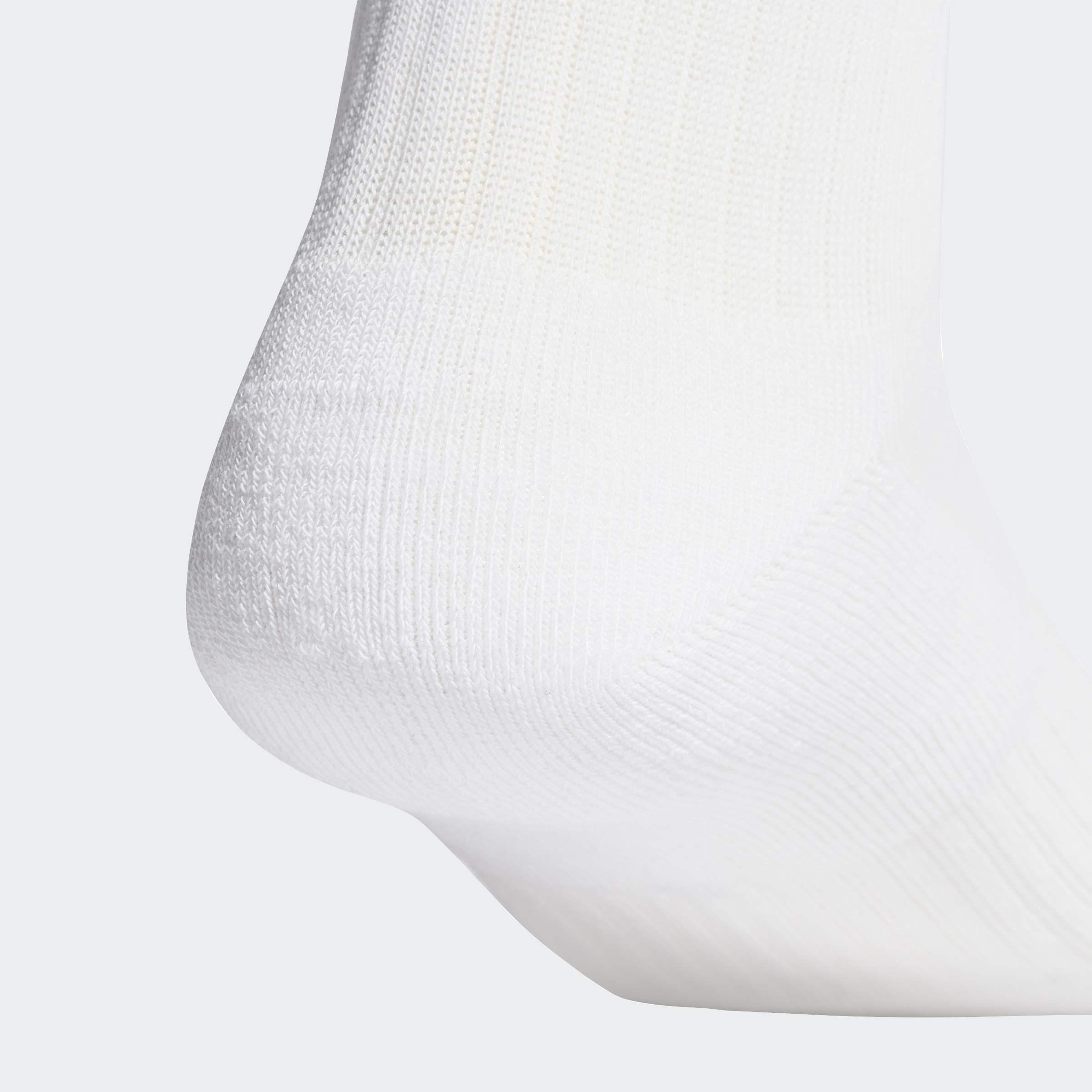 Unisex 3-Stripes Cushioned Sportswear Crew Socks - 3 Pair Pack, Multicolour, A701_ONE, medium