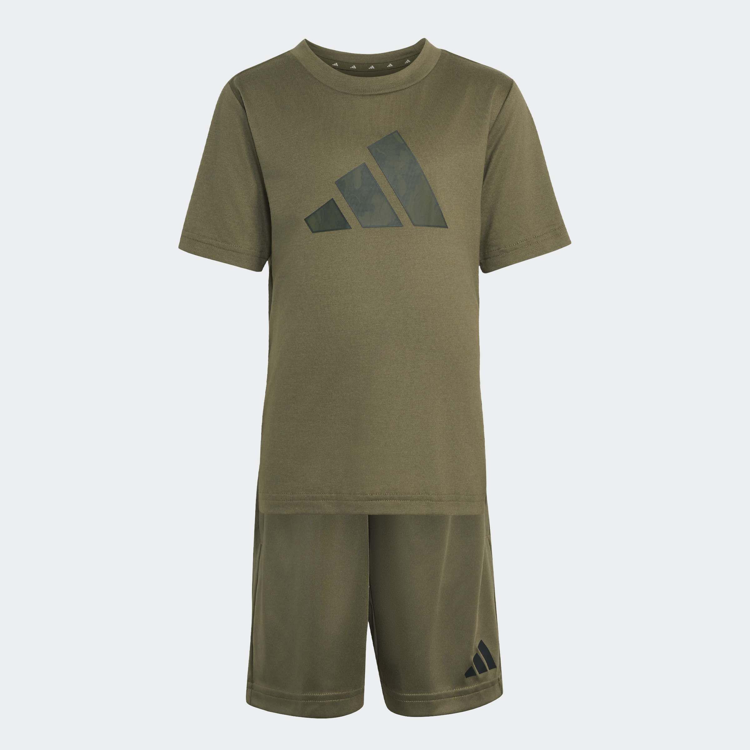 Kids Unisex Sport Seasonals Camo Sport Set Little, Green