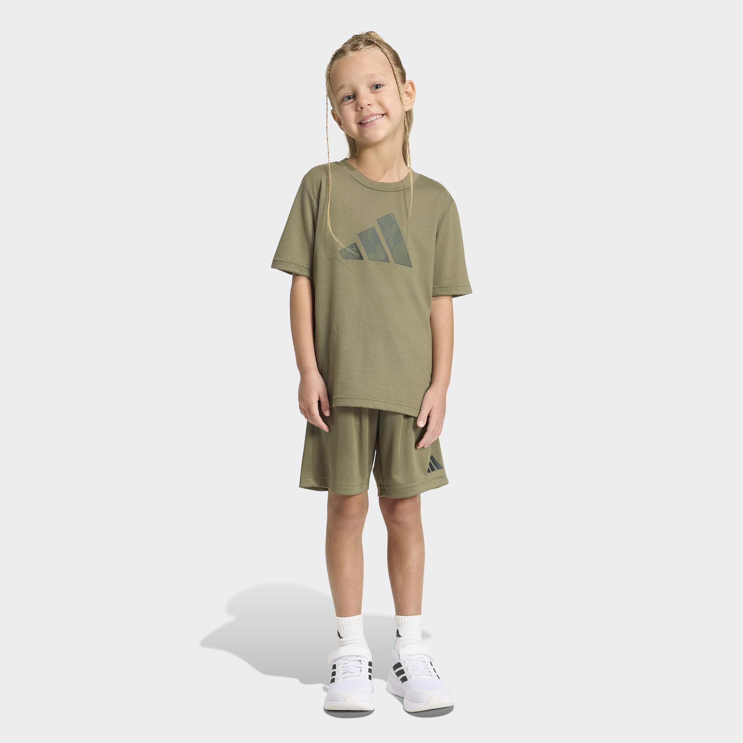 Kids Unisex Sport Seasonals Camo Sport Set Little, Green, A701_ONE, large image number 8