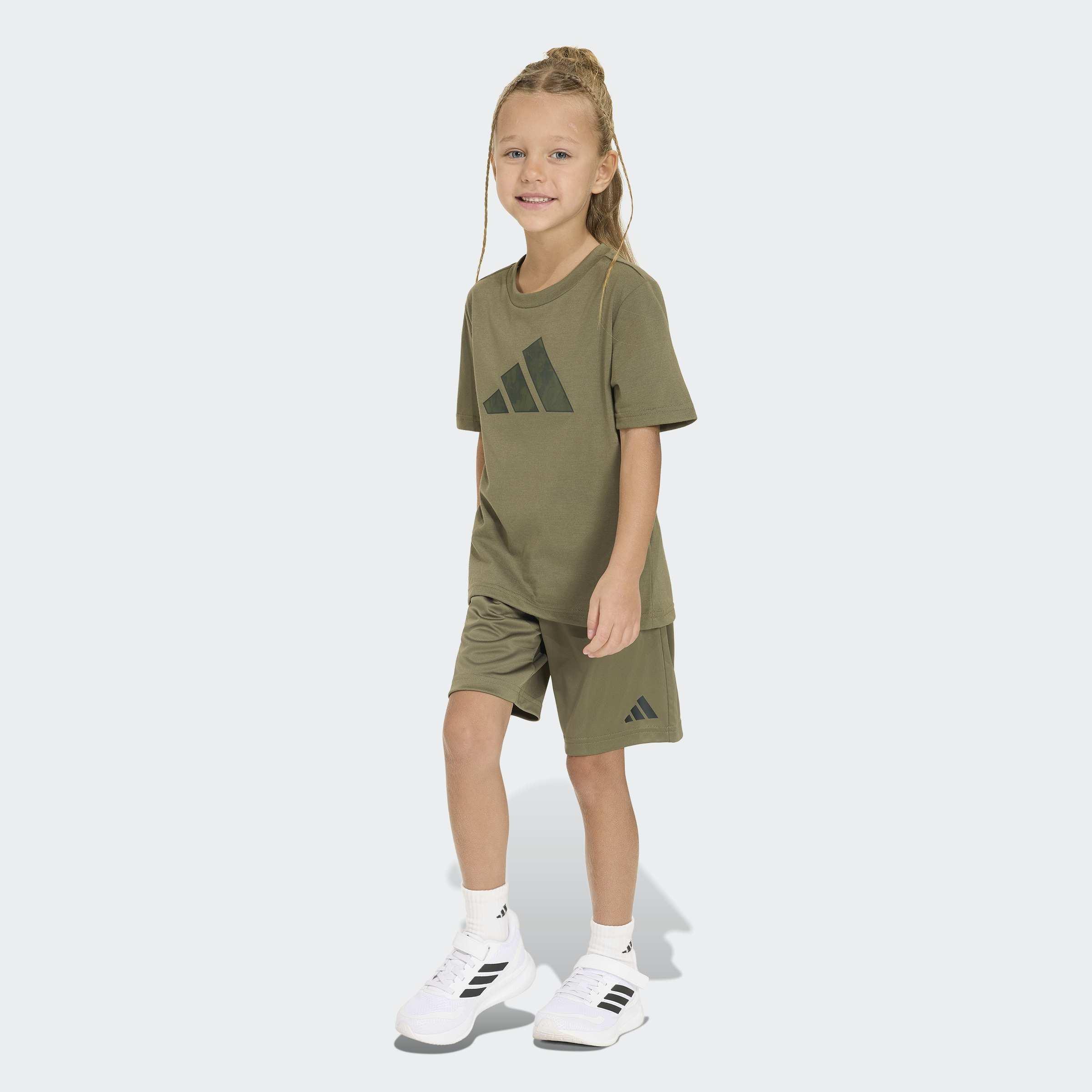 Kids Unisex Sport Seasonals Camo Sport Set Little, Green, A701_ONE, large image number 9