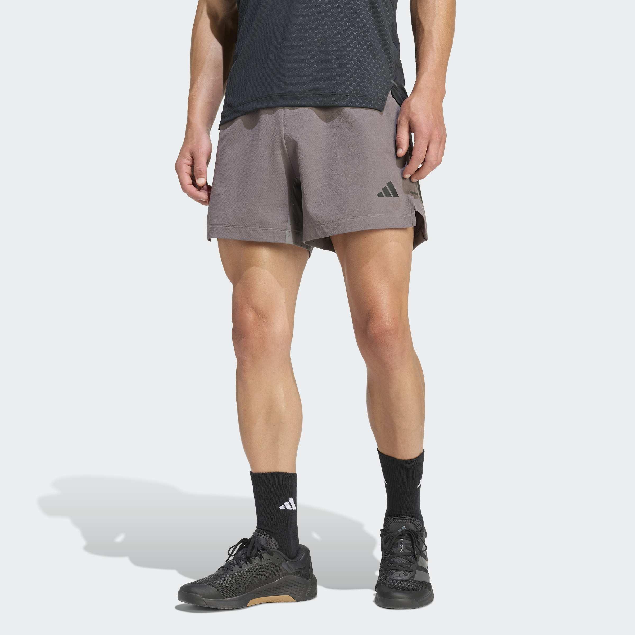 D4T Primelift 3 Stripes Shorts, Brown, A701_ONE, large image number 6