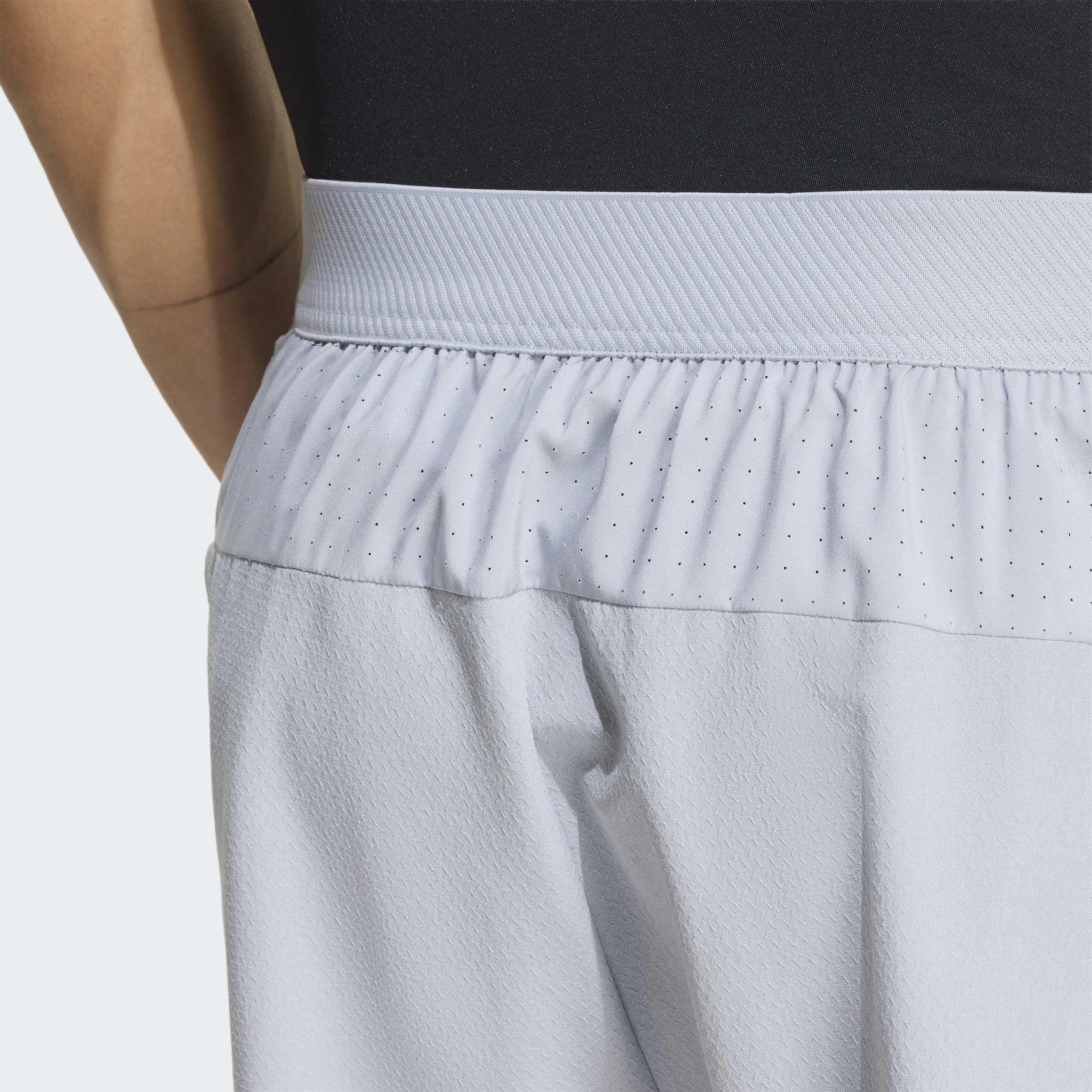 D4T Primelift 3 Stripes Shorts, Grey, A701_ONE, large image number 2