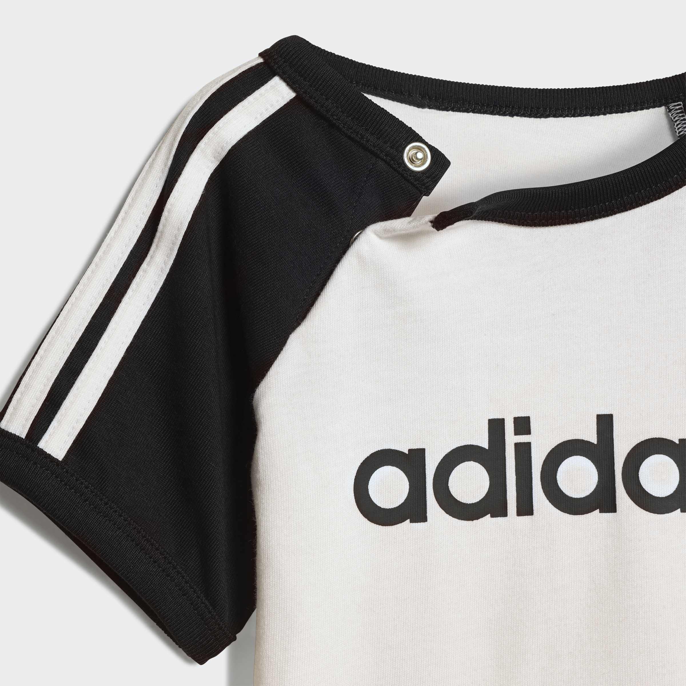 Kids Unisex Sprinter Short Tee Set, White, A701_ONE, large image number 5