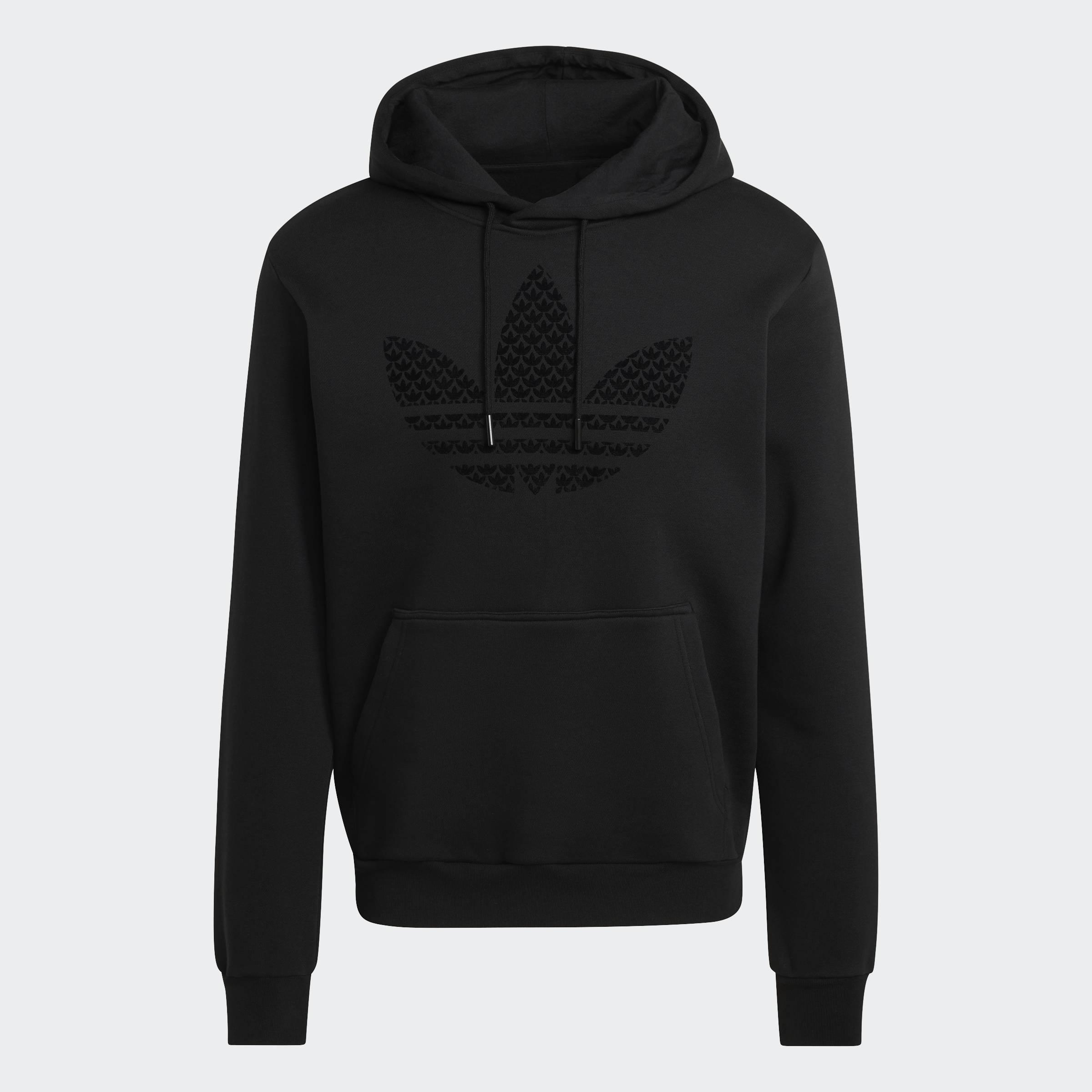 Monogram Infill Hoodie, Black, A701_ONE, large image number 0