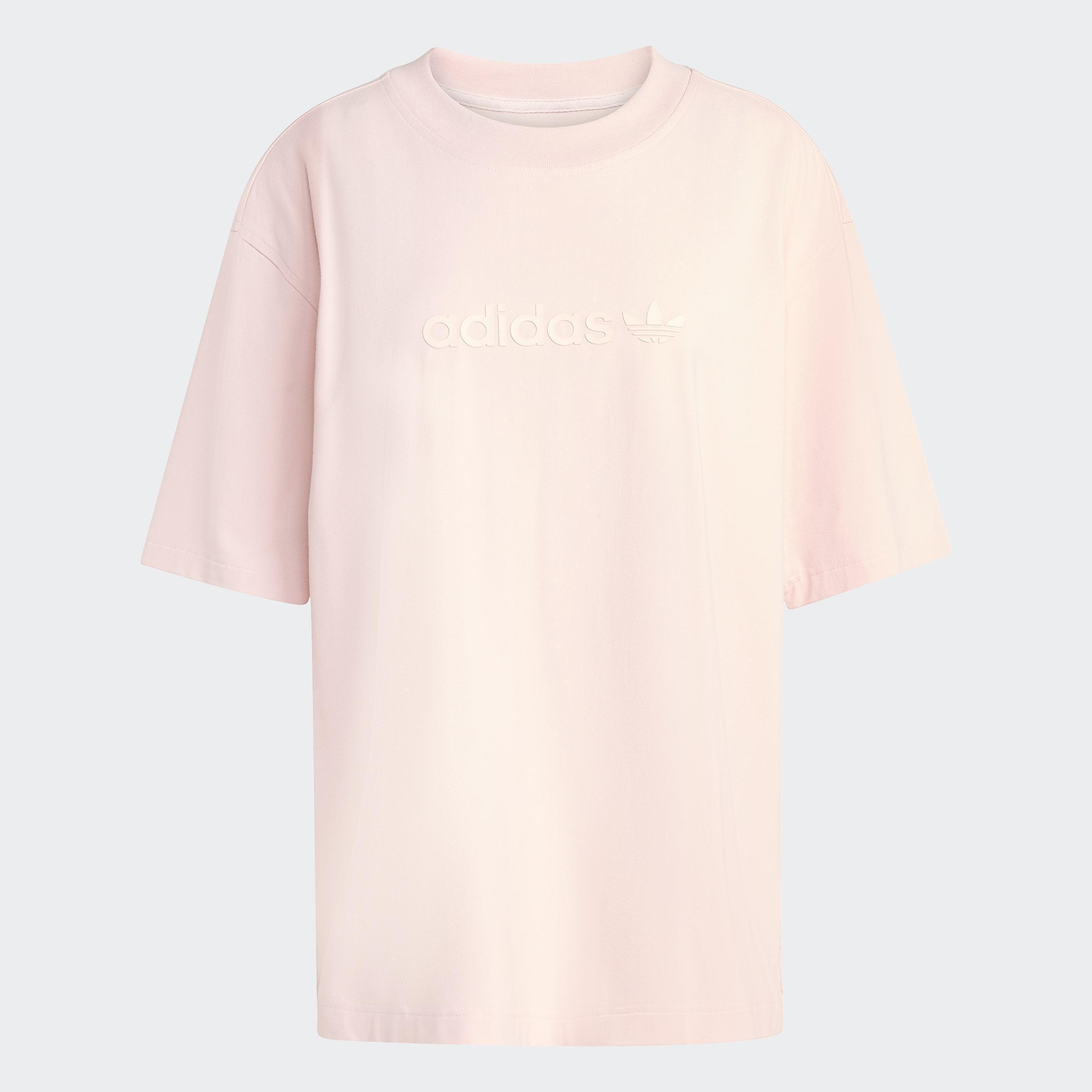 Essentials Linear T-Shirt Oversized, Pink