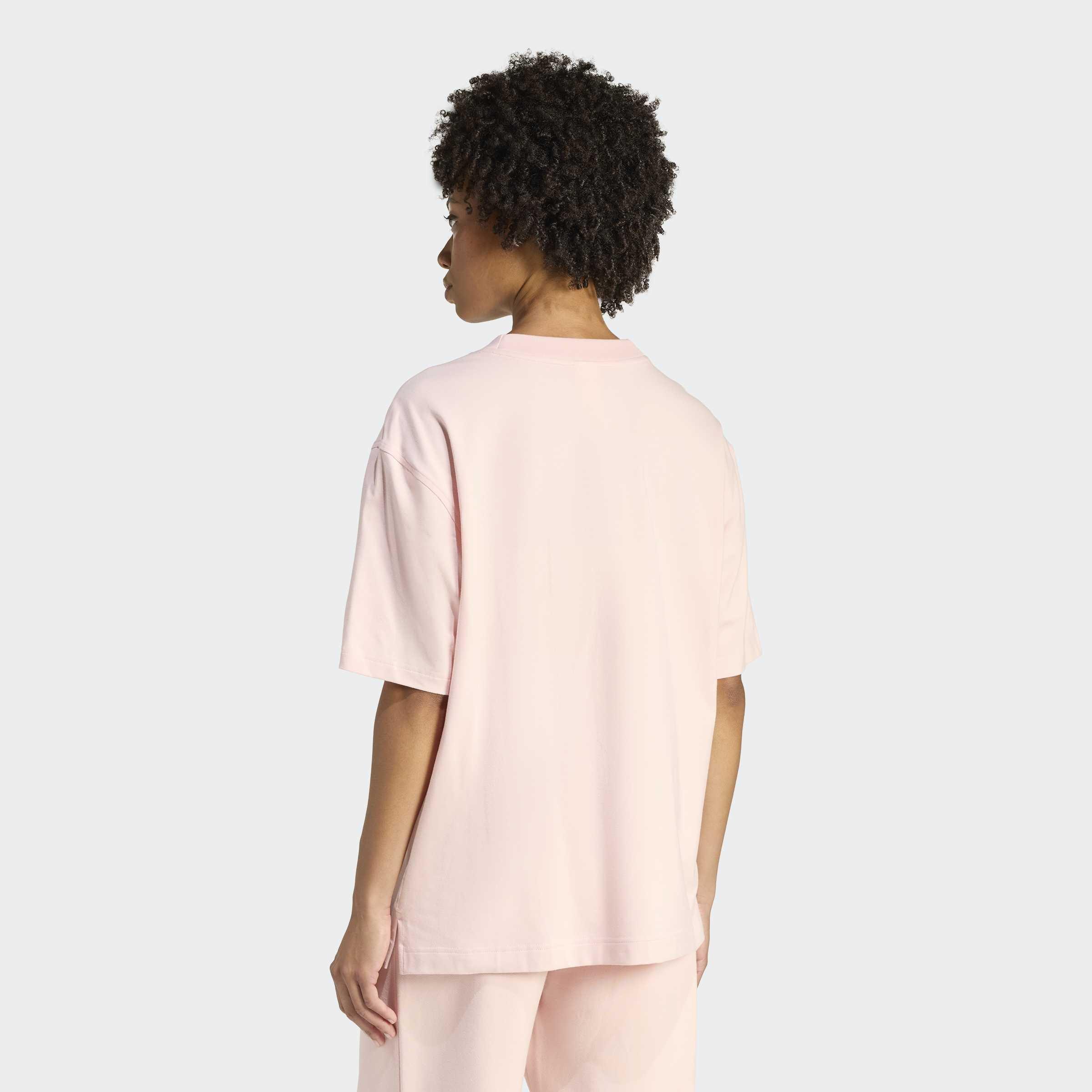 Essentials Linear T-Shirt Oversized, Pink