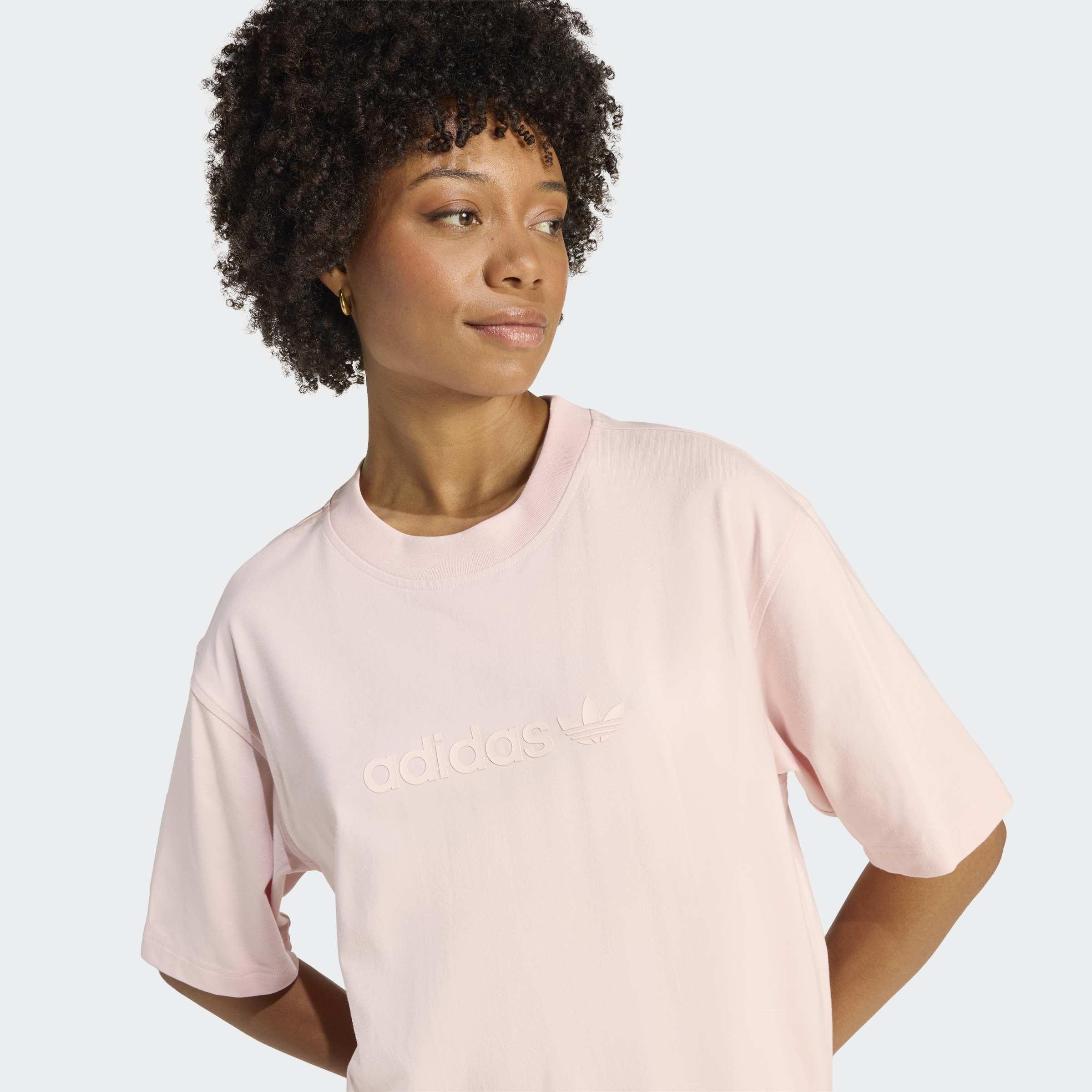 Essentials Linear T-Shirt Oversized, Pink, A701_ONE, large image number 2