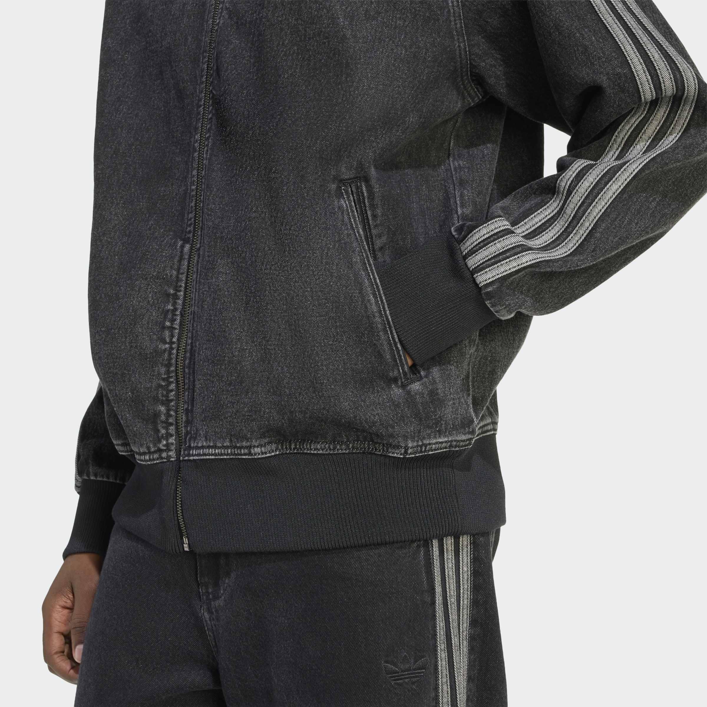 Adicolor Denim Firebird Track Top, Black, A701_ONE, large image number 2