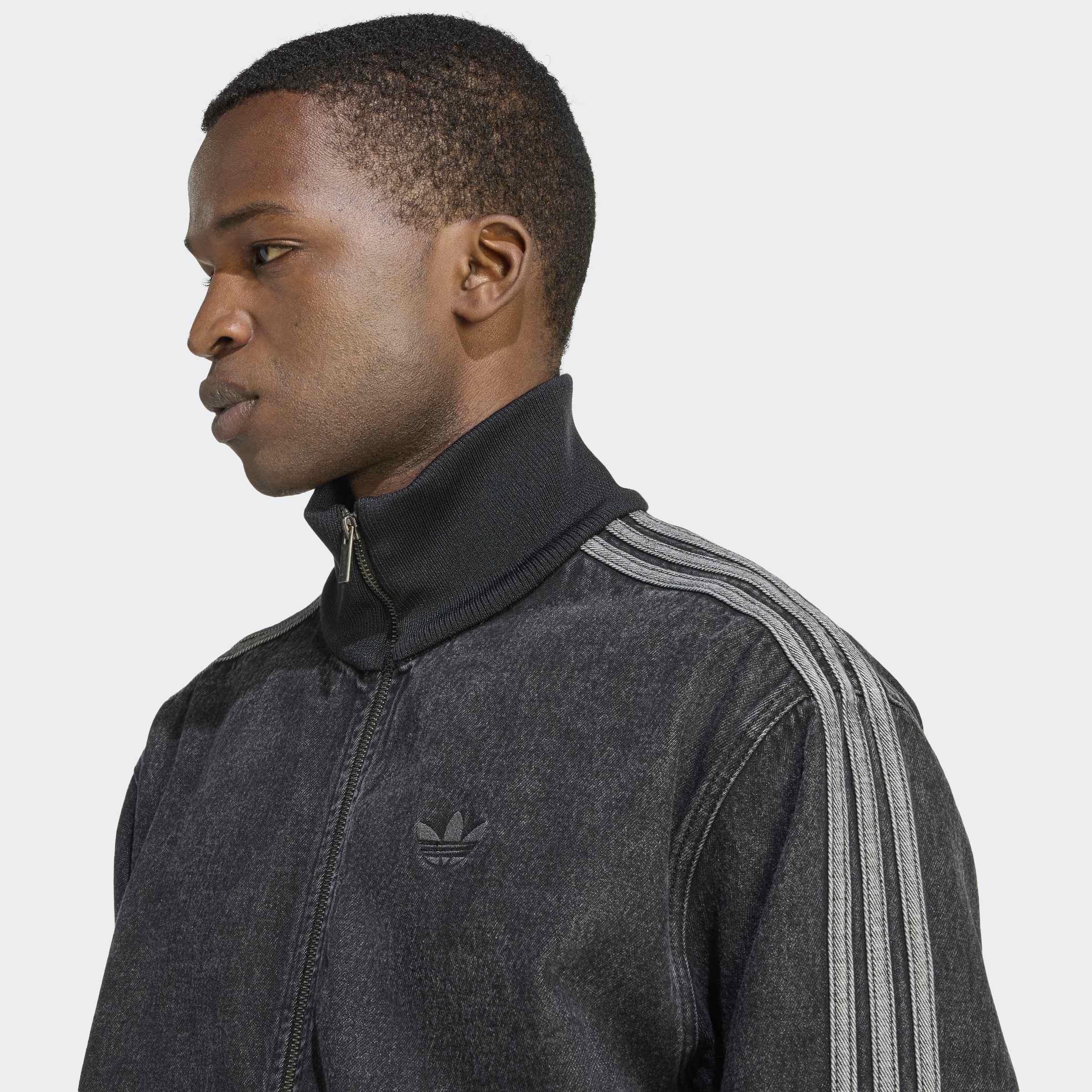 Adicolor Denim Firebird Track Top, Black, A701_ONE, large image number 3