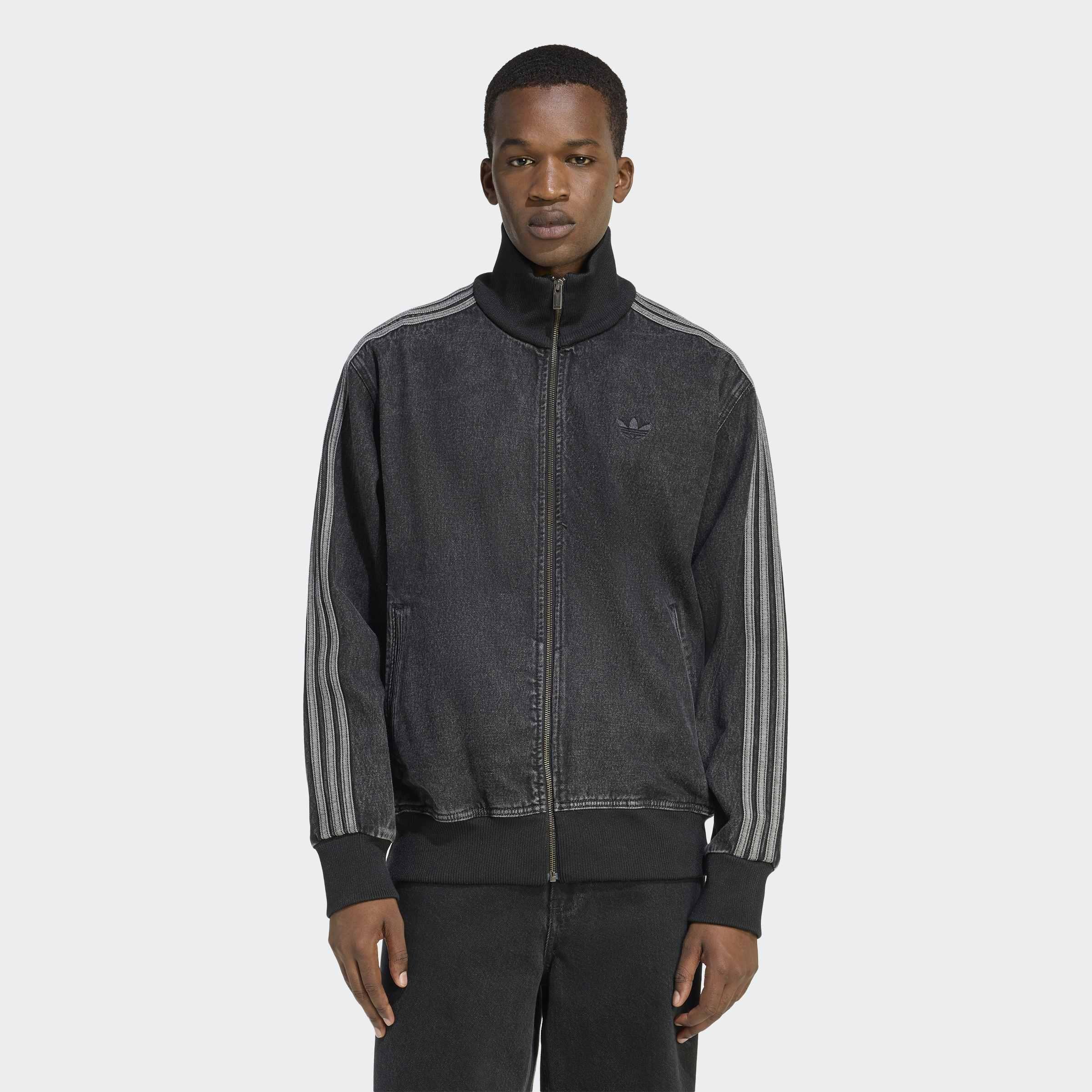 Adicolor Denim Firebird Track Top, Black, A701_ONE, large image number 5