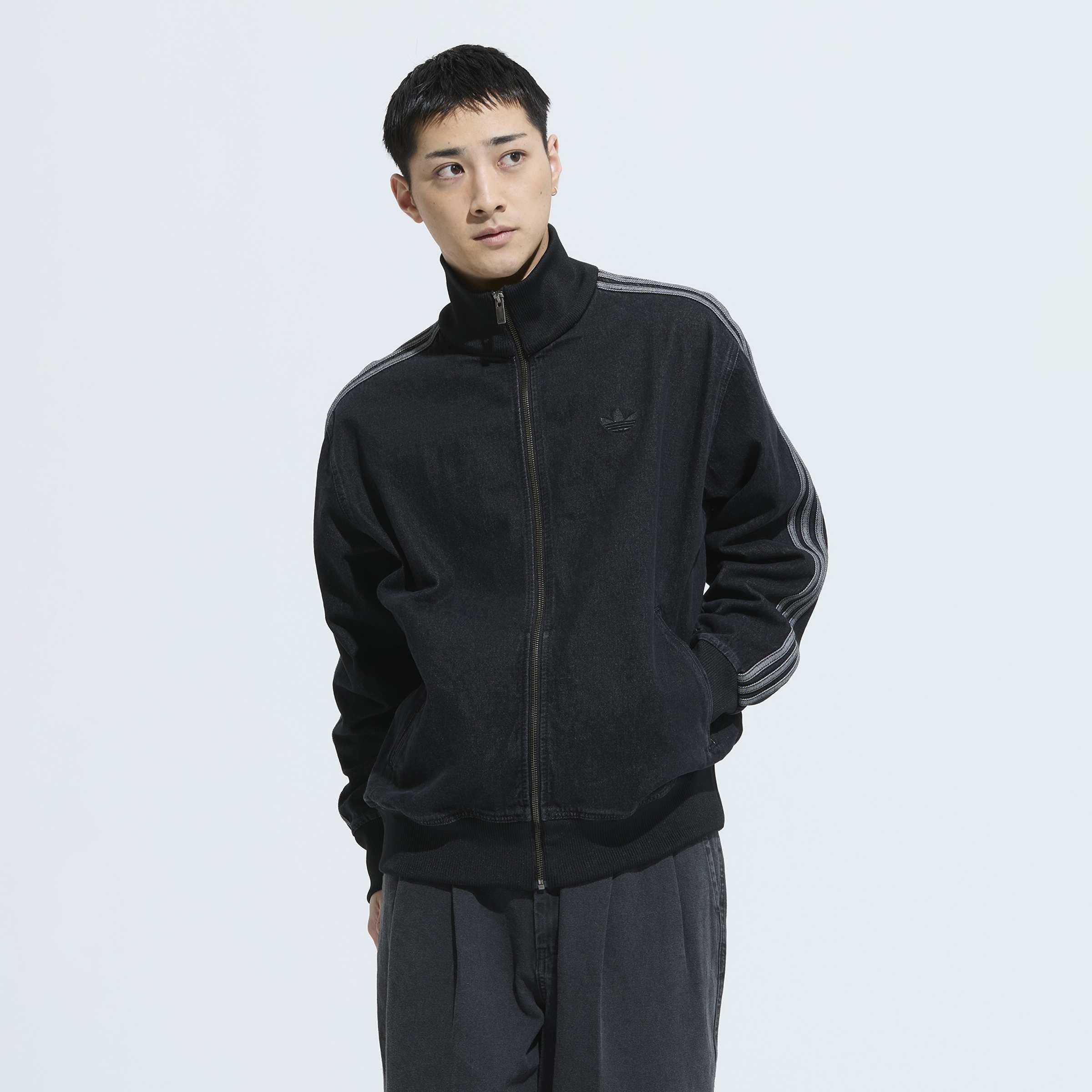 Adicolor Denim Firebird Track Top, Black, A701_ONE, large image number 9