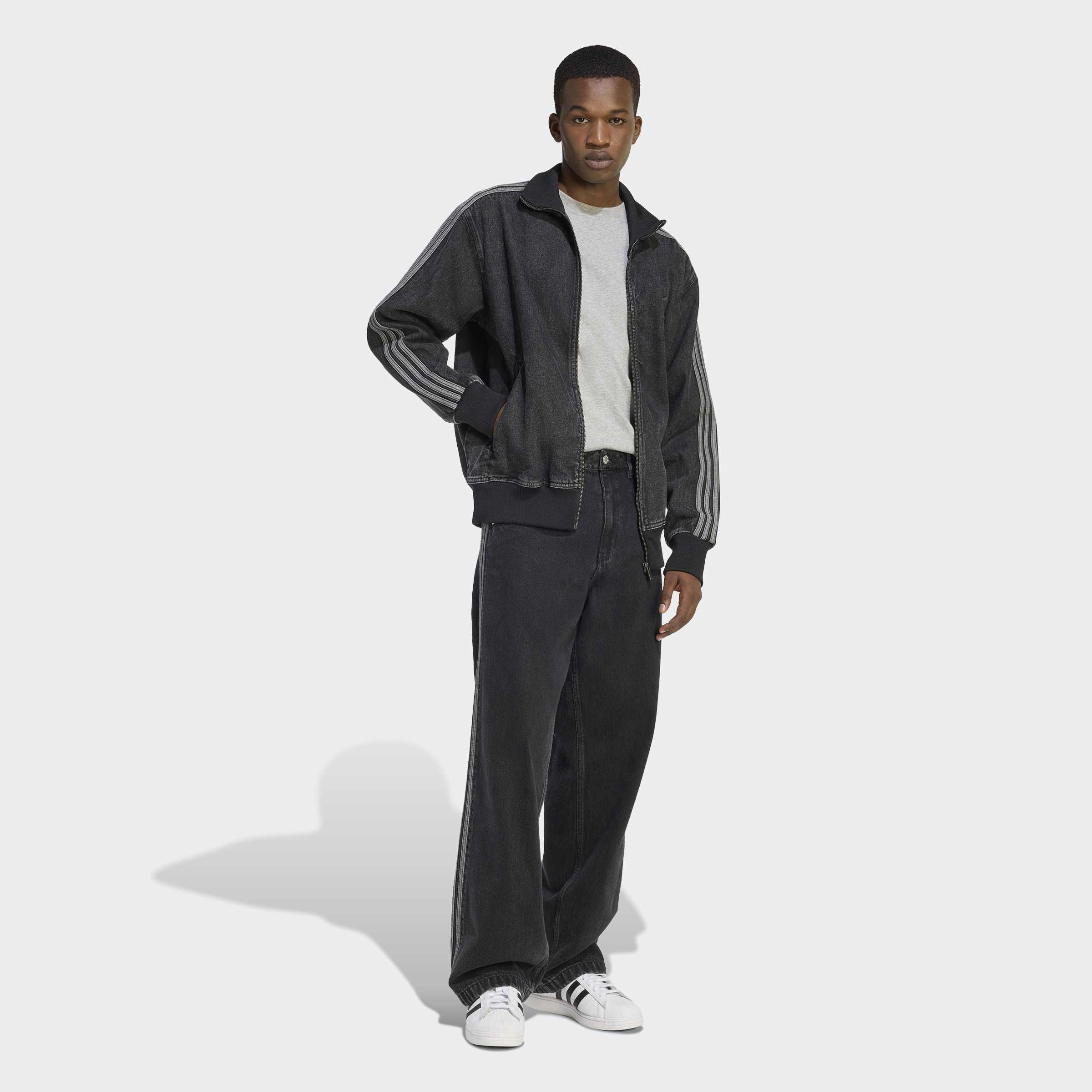 Adicolor Denim Firebird Track Top, Black, A701_ONE, large image number 13