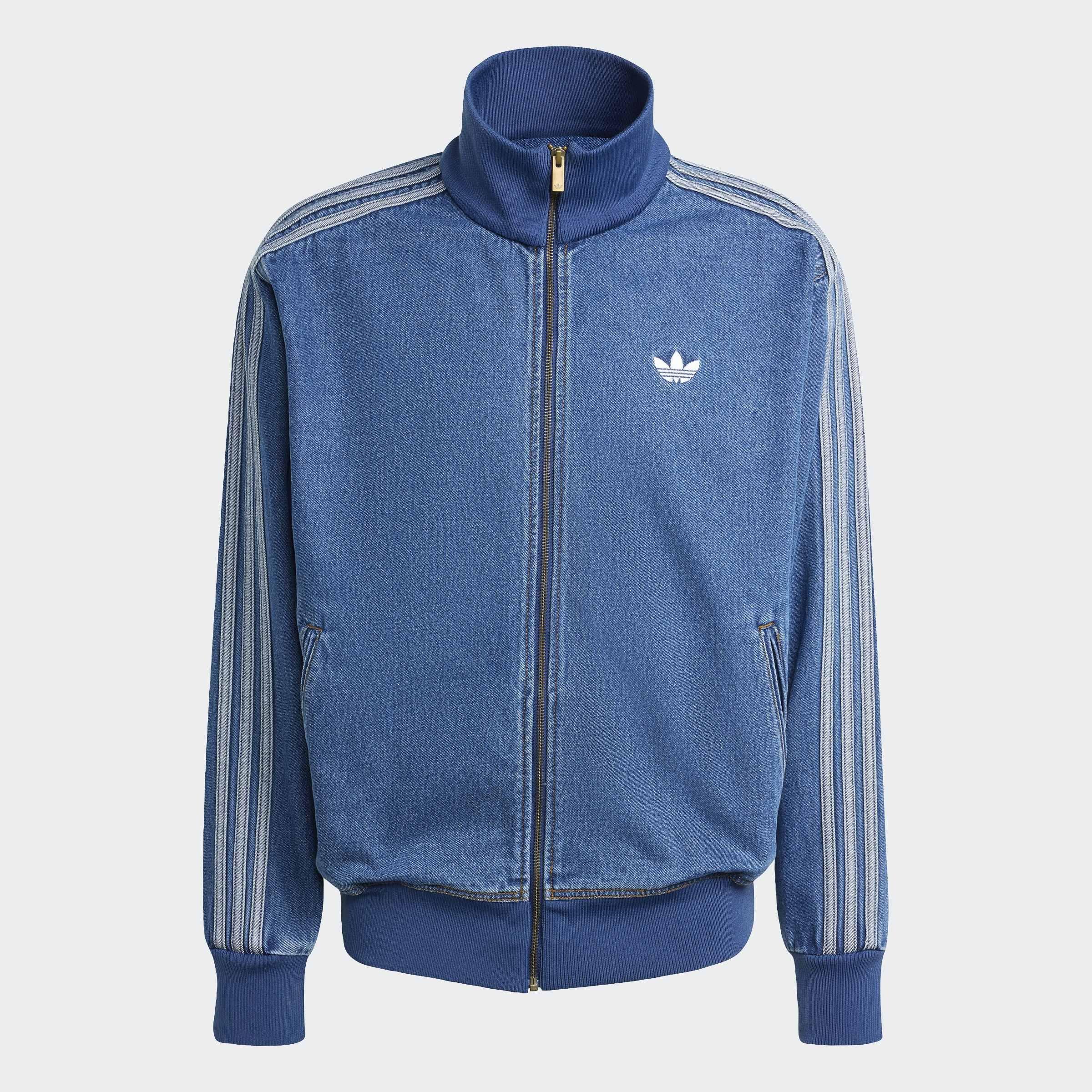adicolor Denim Firebird Track Top, Blue, A701_ONE, medium