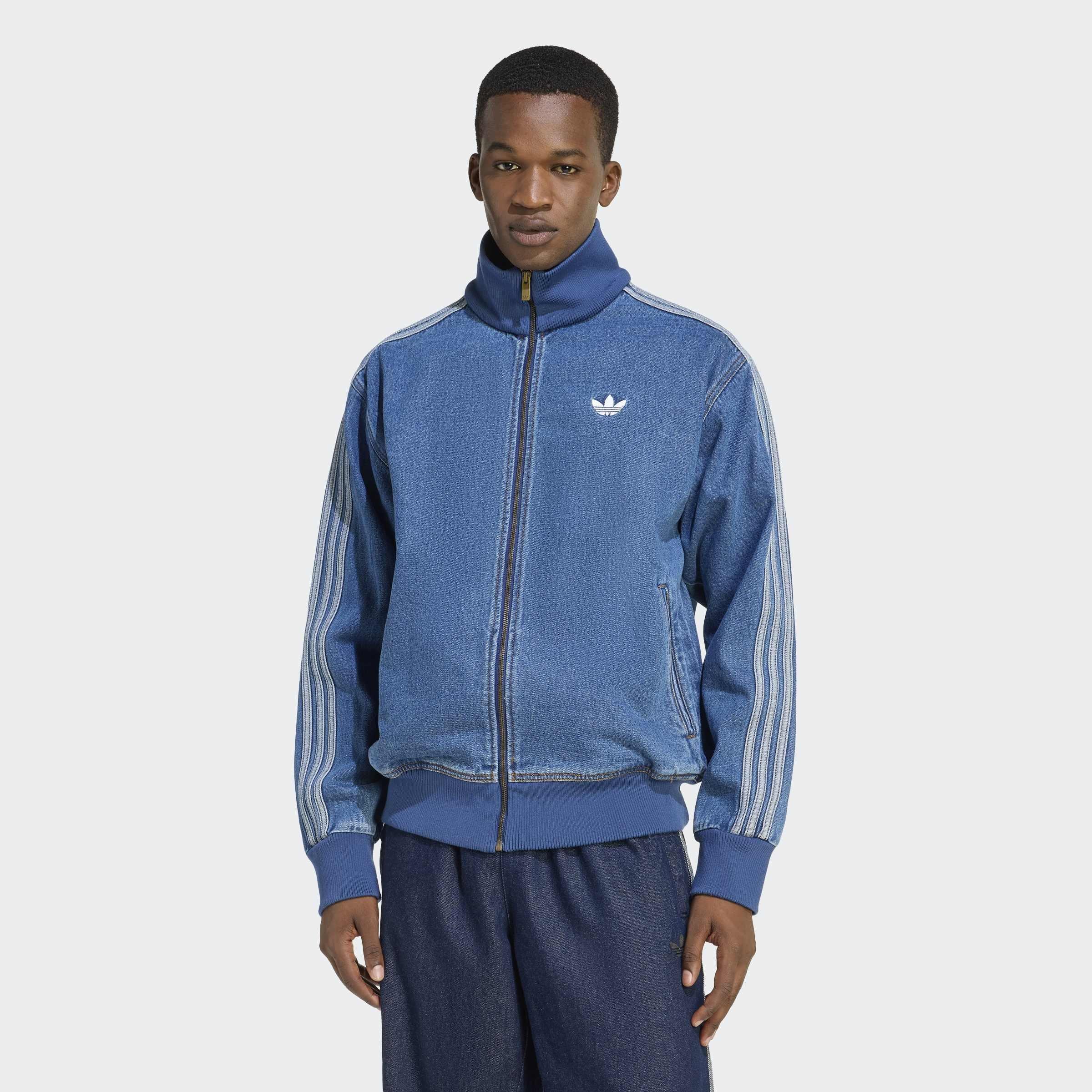 adicolor Denim Firebird Track Top, Blue, A701_ONE, large image number 7