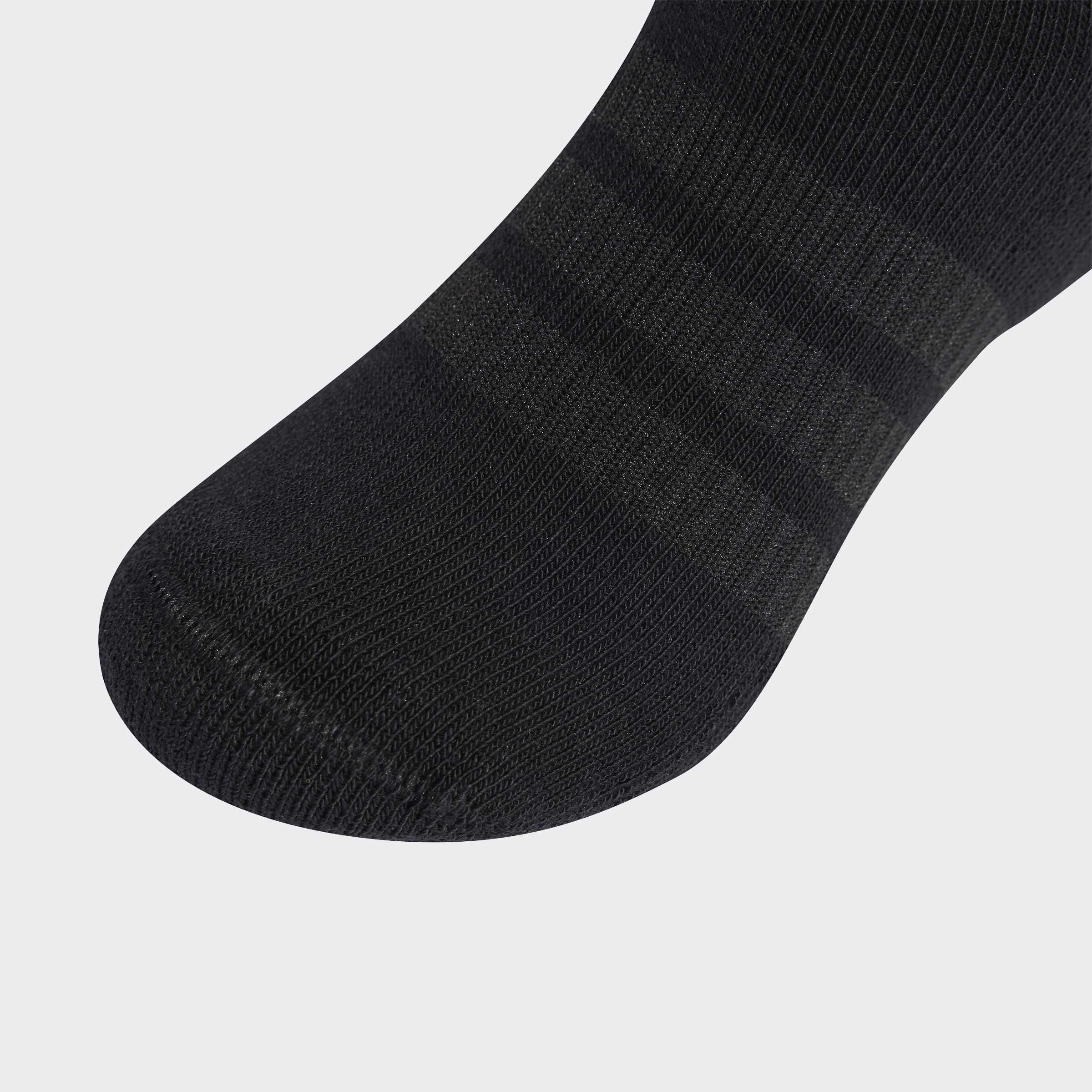 Kids Unisex Cushioned Sportswear Ankle Socks 3 Pair Pack, Black, A701_ONE, large image number 2