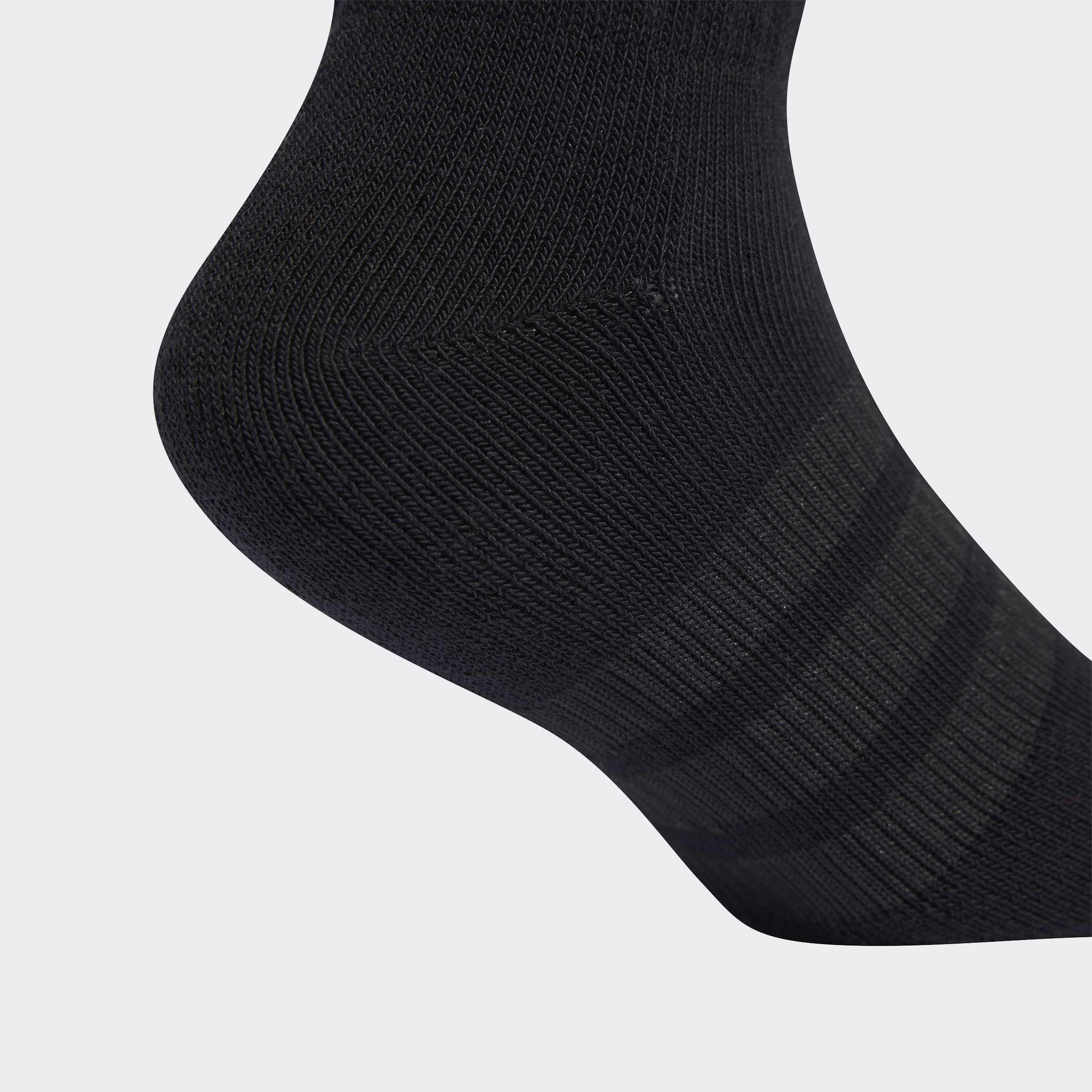 Kids Unisex Cushioned Sportswear Ankle Socks 3 Pair Pack, Black, A701_ONE, large image number 3
