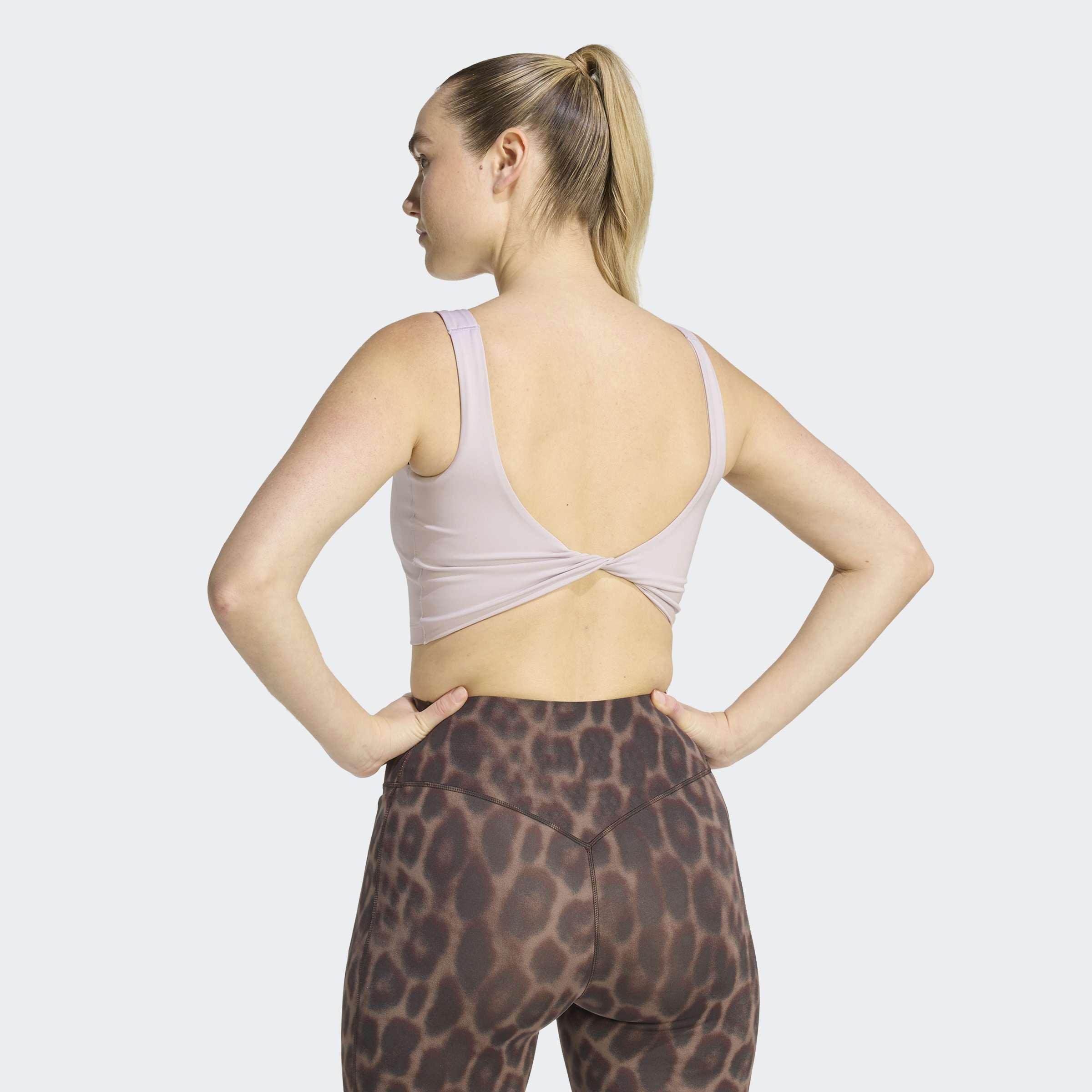 Power Light Support Bra Tank Top, Purple