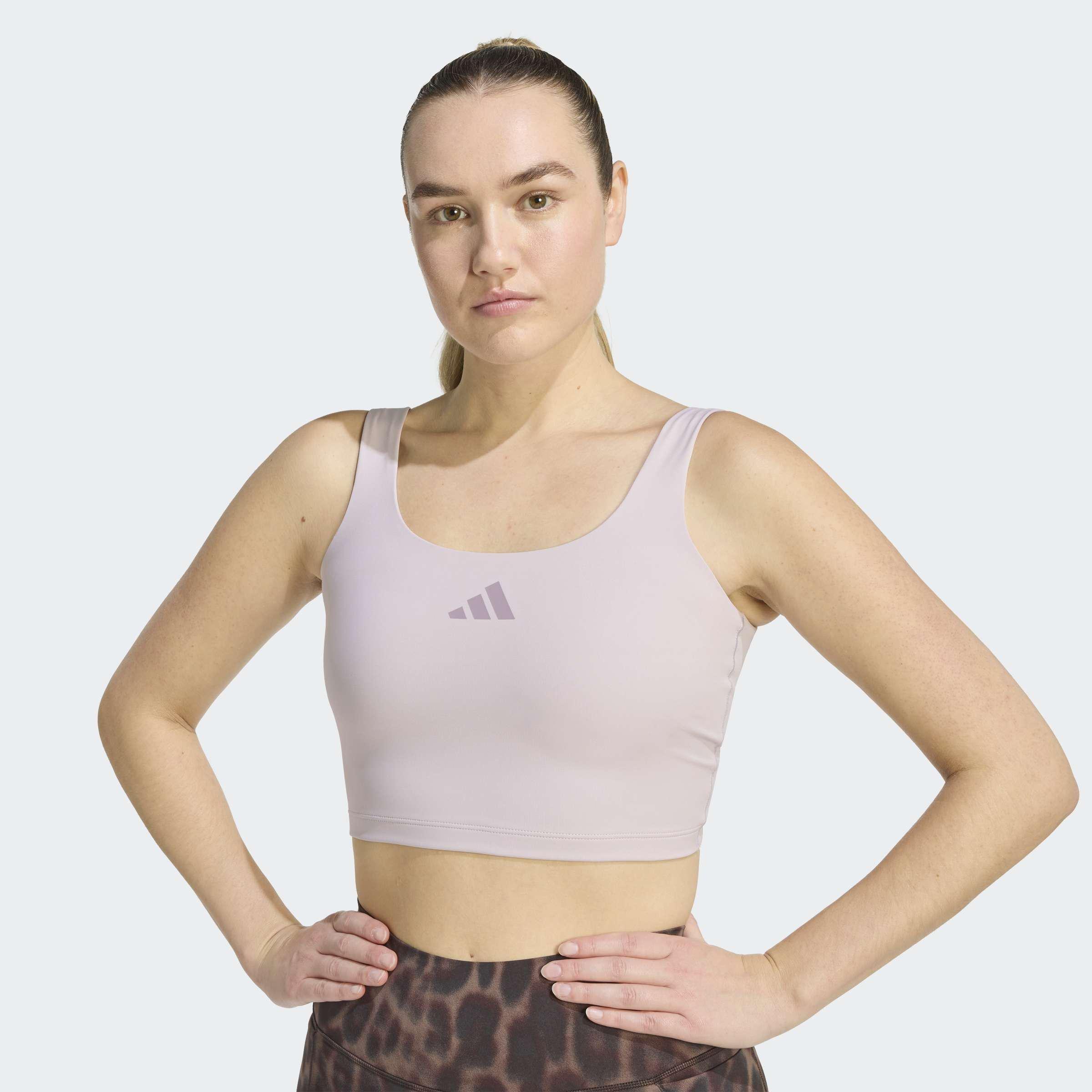 Power Light Support Bra Tank Top, Purple, A701_ONE, large image number 3