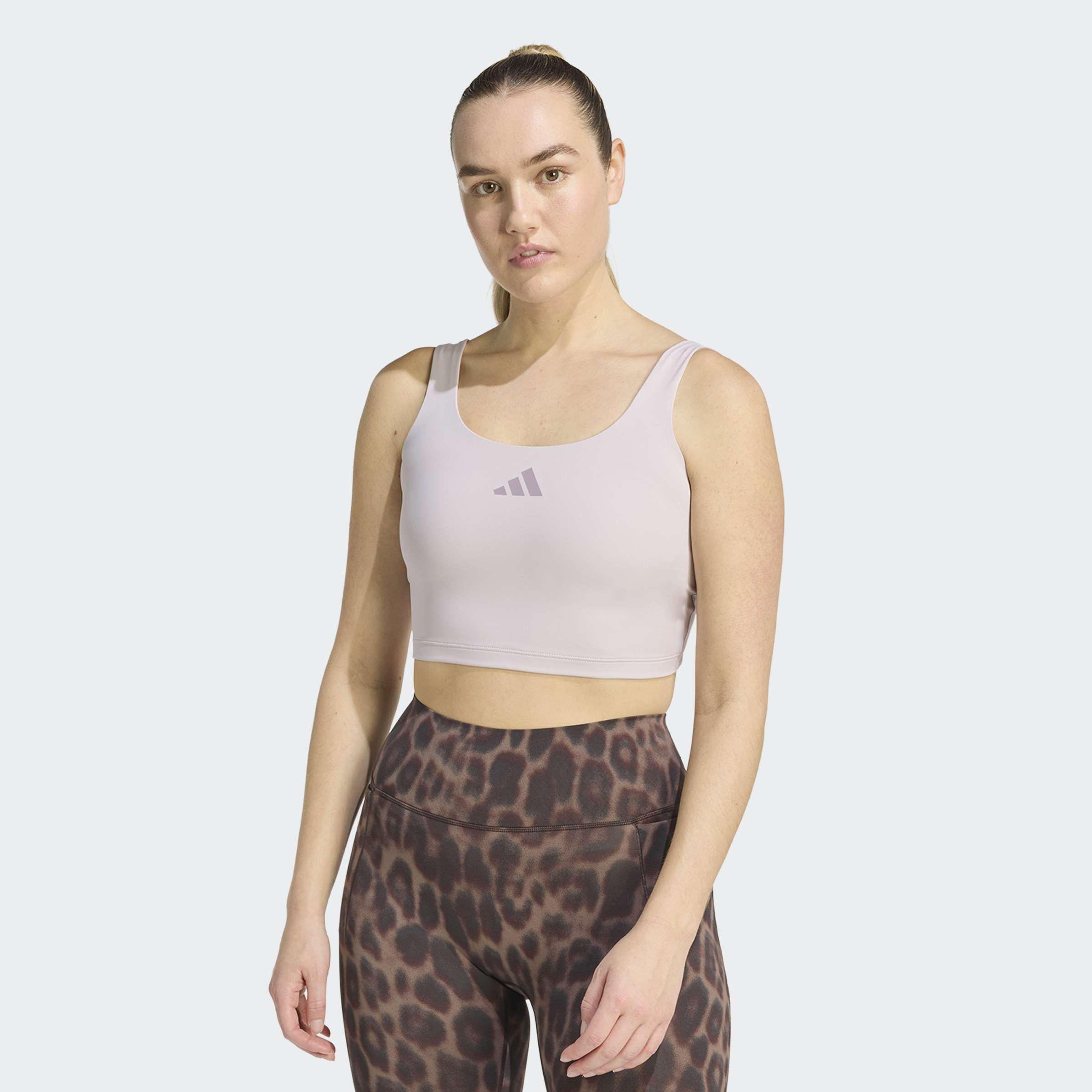 Power Light Support Bra Tank Top, Purple, A701_ONE, large image number 6