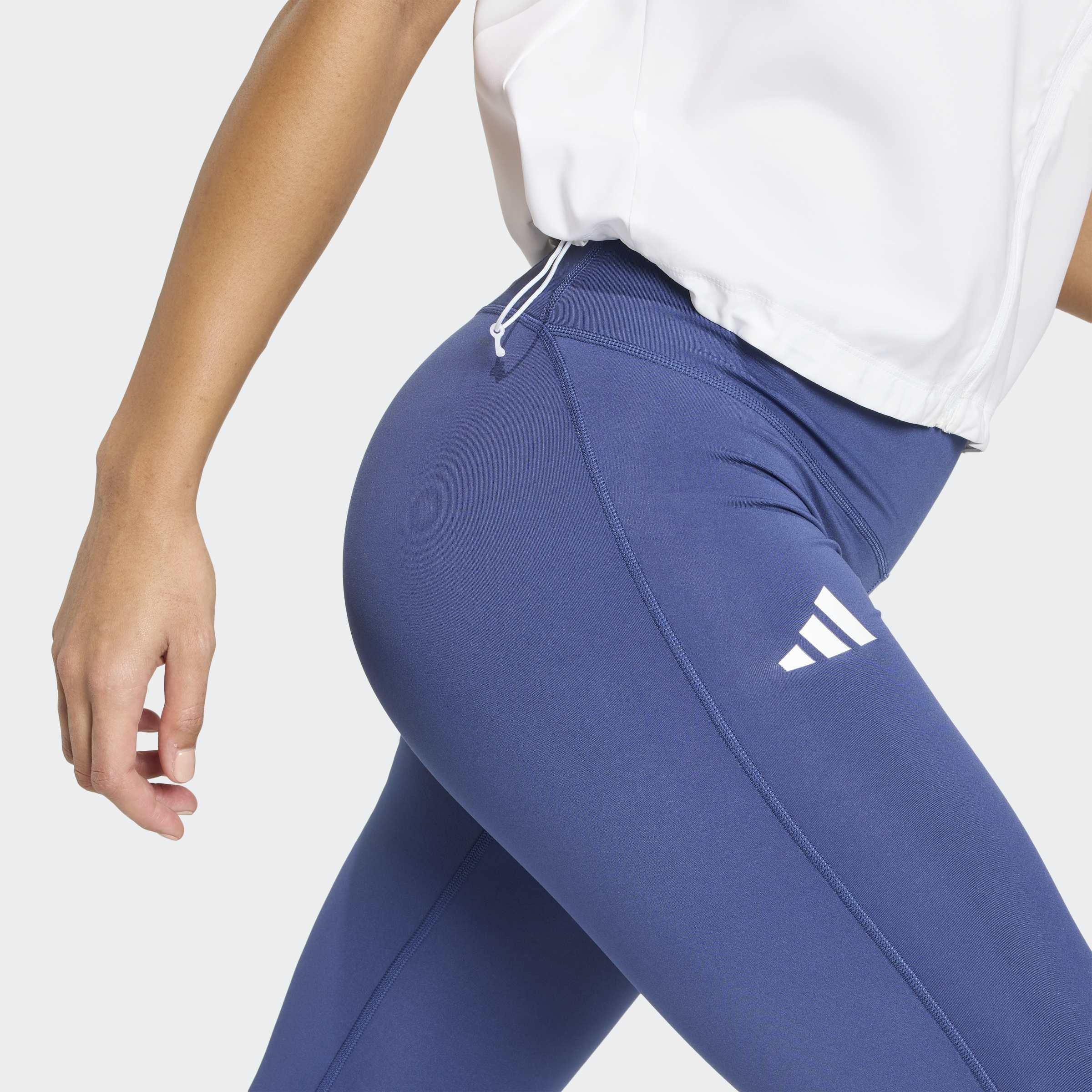 Adizero Essentials Full Length Leggings, Blue, A701_ONE, large image number 3