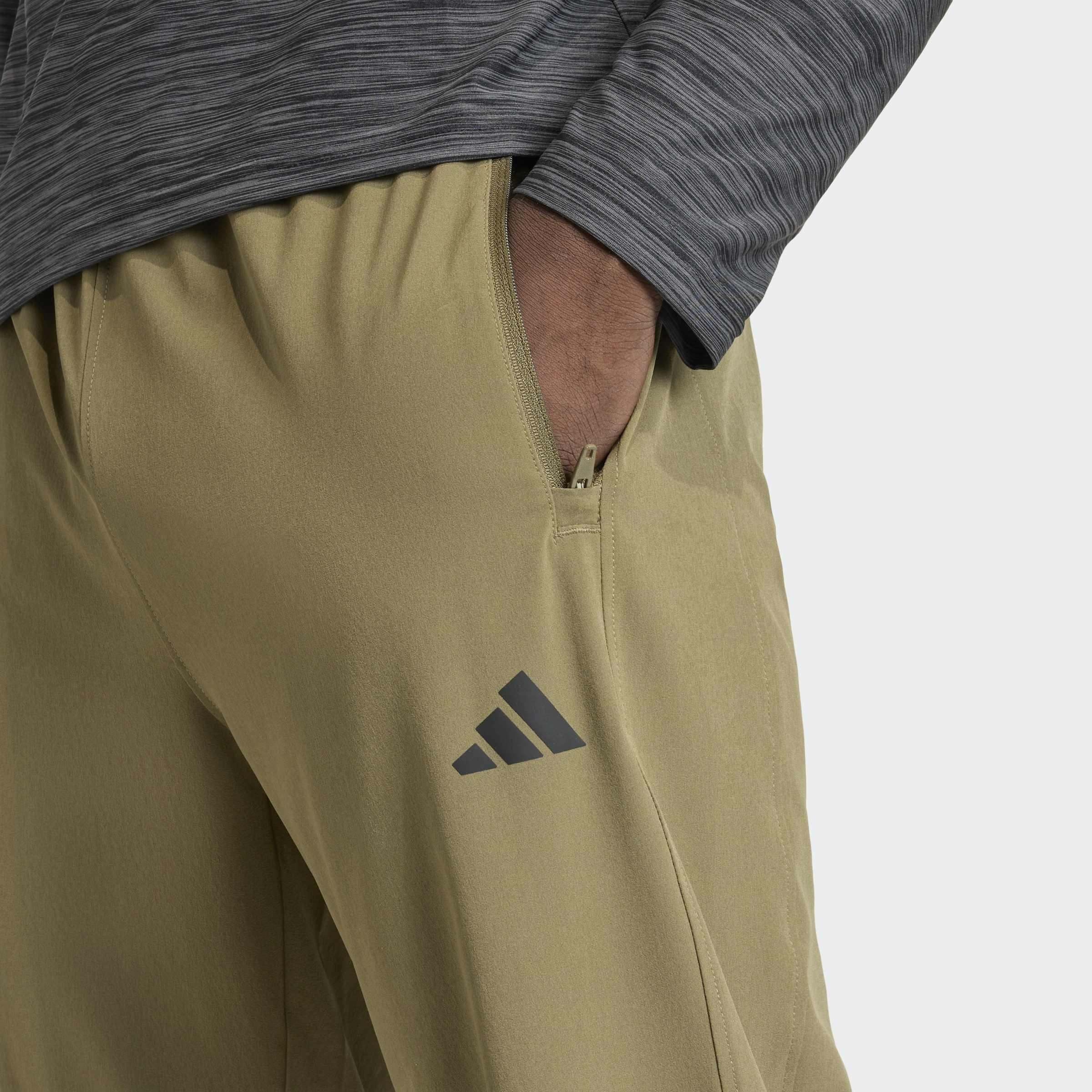 Workout Essentials Flex Woven Pant , Green, A701_ONE, large image number 3