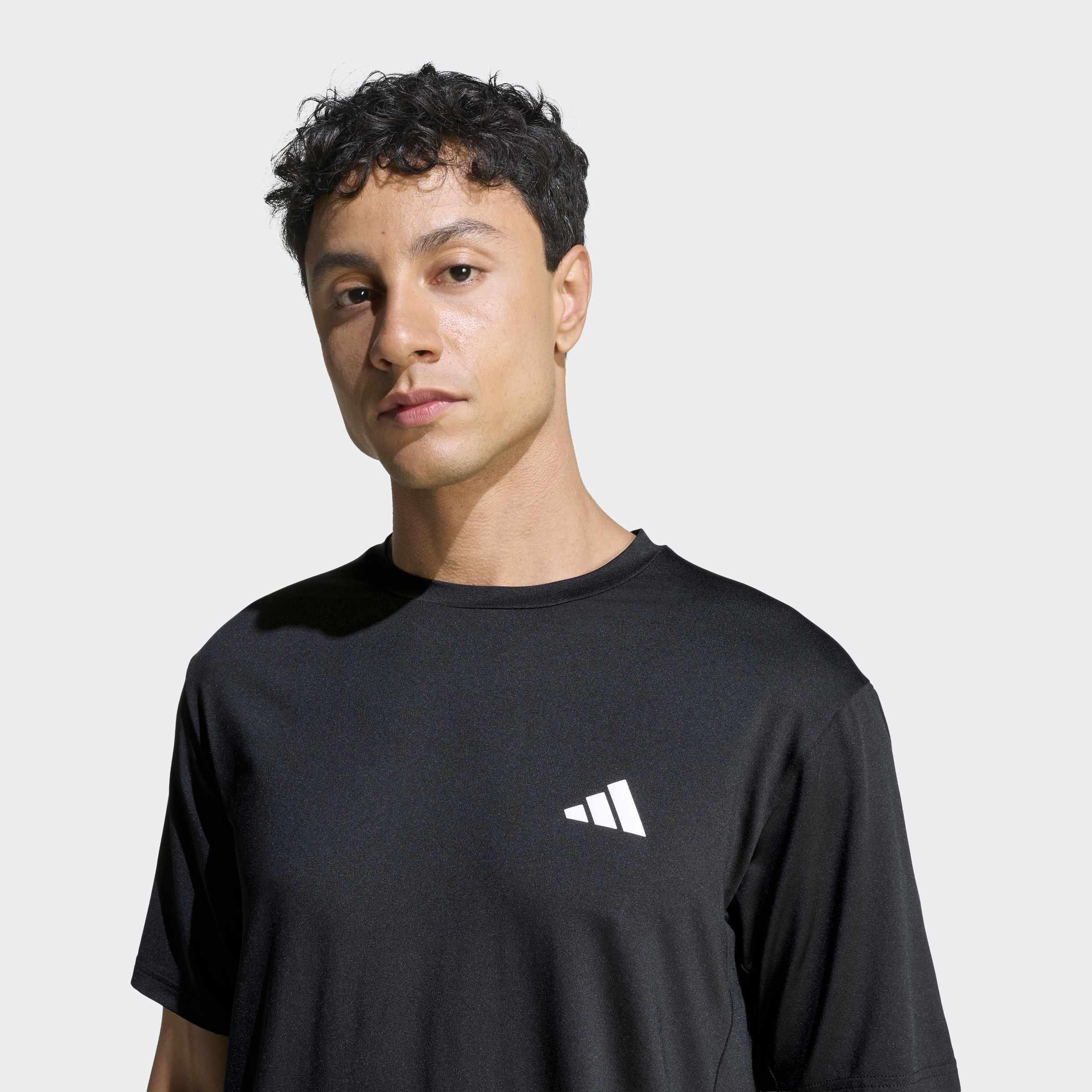 Workout Essentials Flex T-Shirt, Black, A701_ONE, large image number 2
