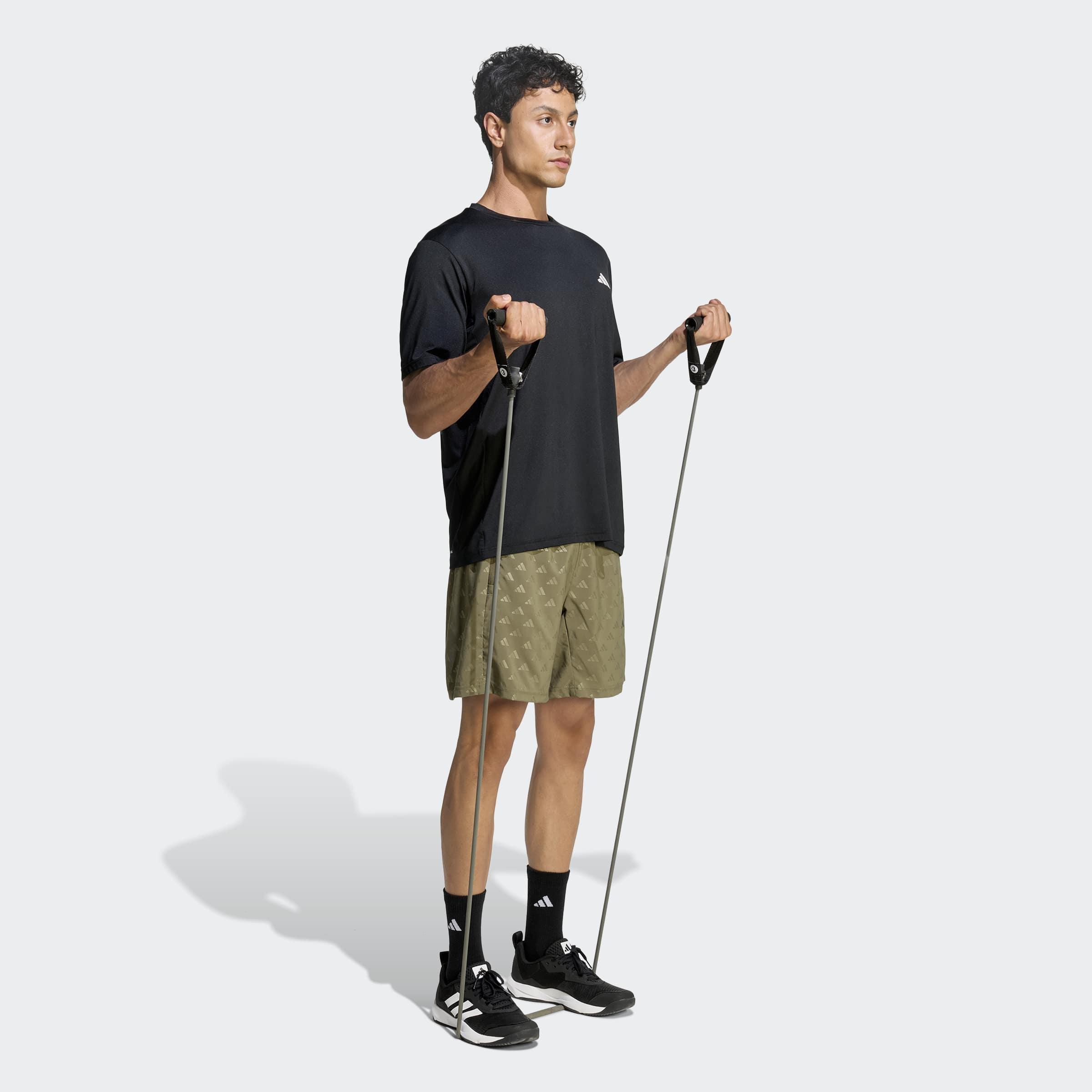 Workout Essentials Flex T-Shirt, Black, A701_ONE, large image number 4
