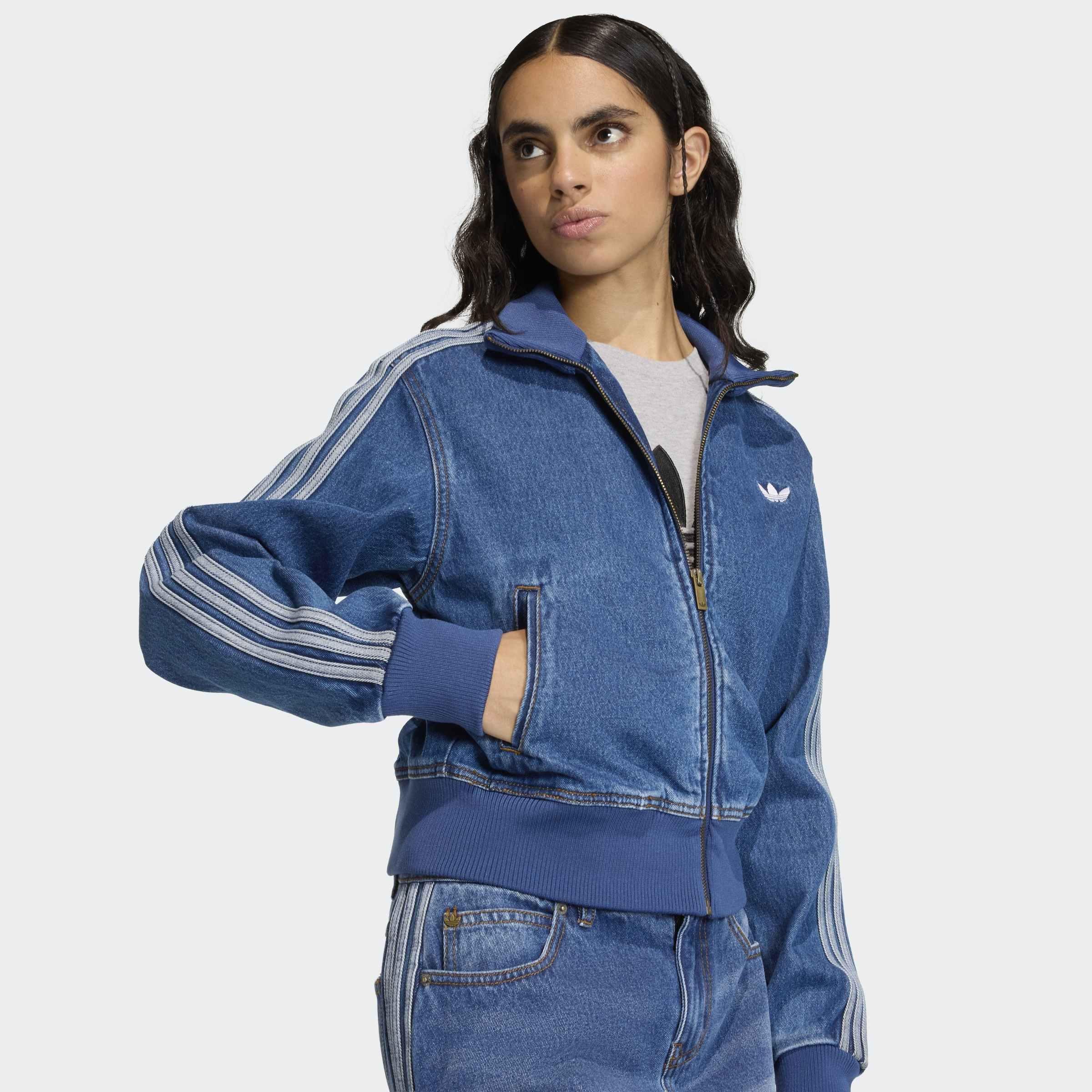 Firebird Track Top Denim, Blue, A701_ONE, large image number 2